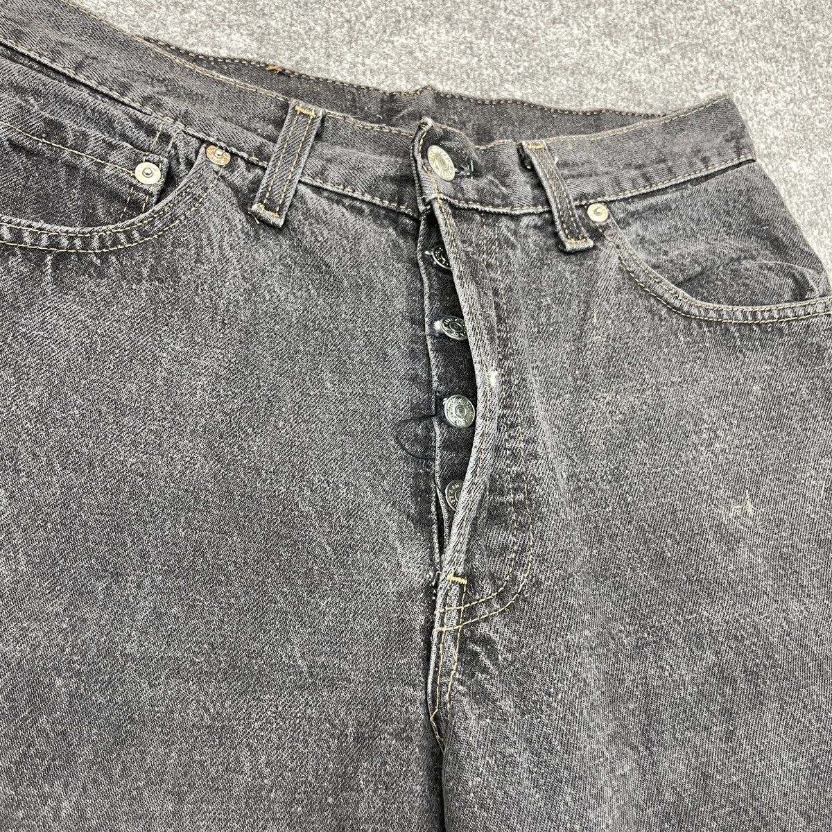Levi's × Vintage Vintage Levi's 501 Faded Black Jeans -wc 249 Size US 29 - 3 Thumbnail