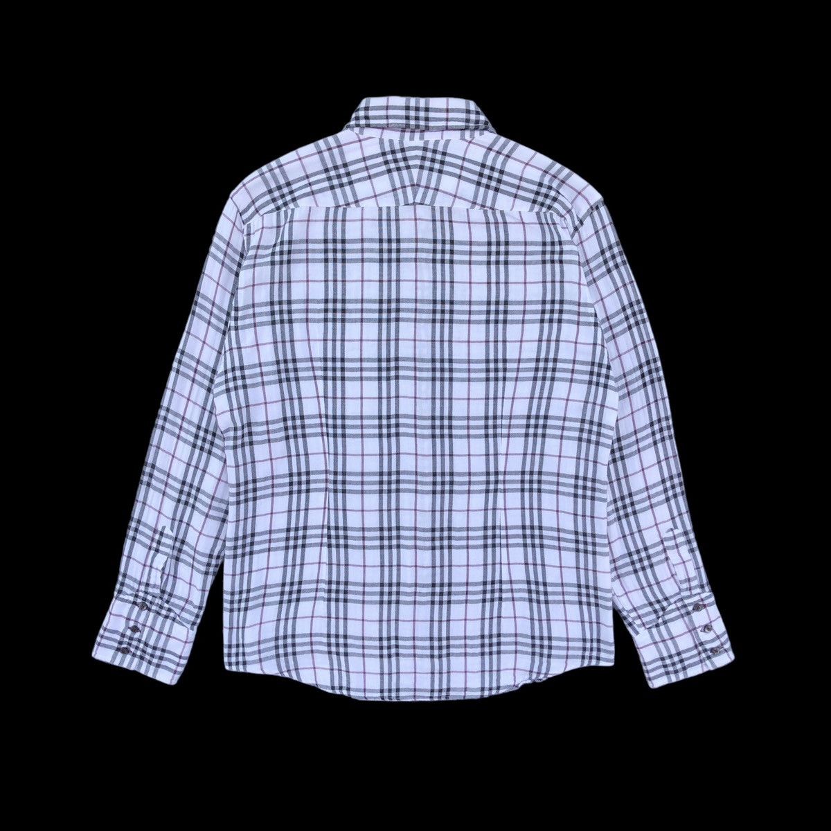 Burberry Burberry Black Label Checked Embroidered Logo Long Sleeves Size US M / EU 48-50 / 2 - 6 Thumbnail