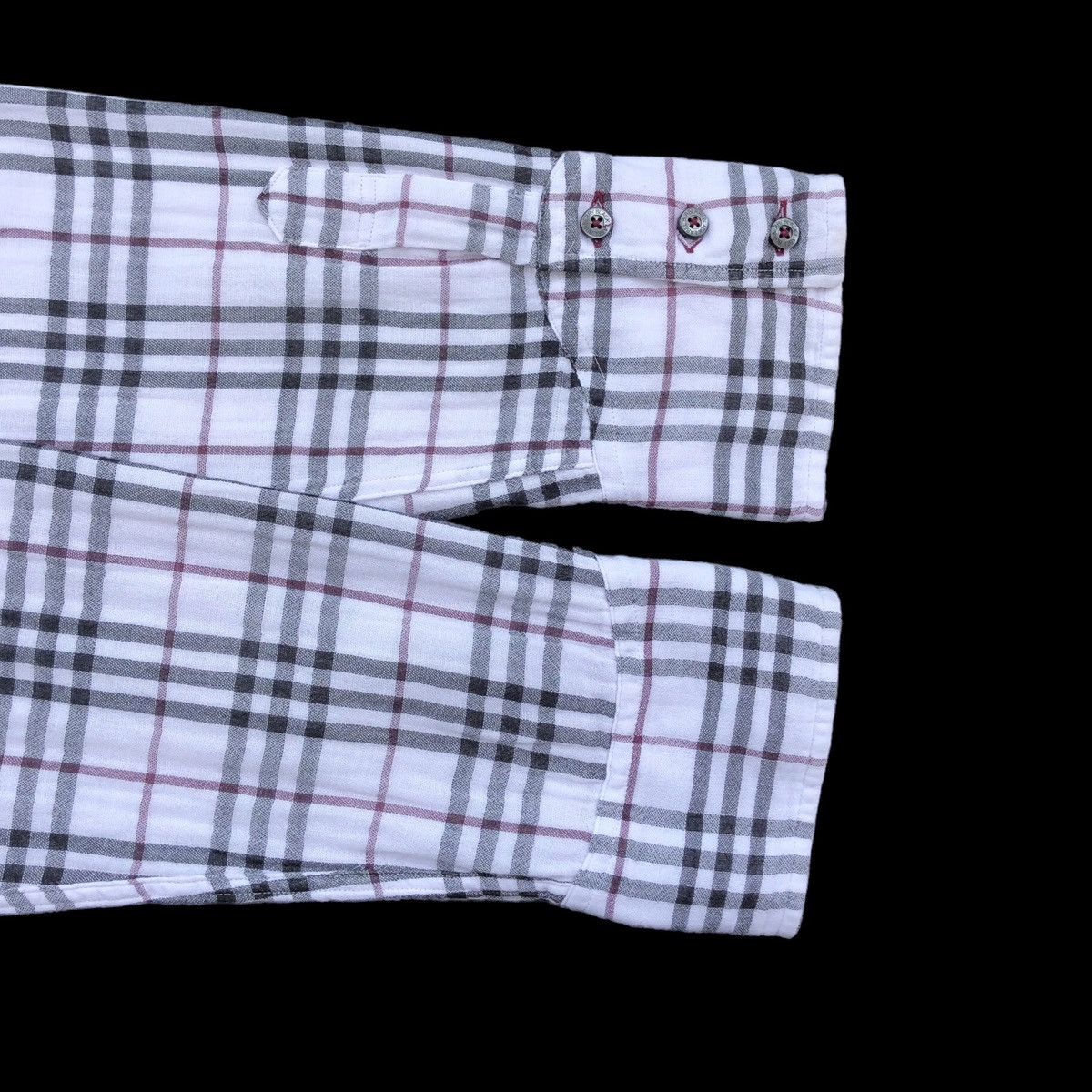 Burberry Burberry Black Label Checked Embroidered Logo Long Sleeves Size US M / EU 48-50 / 2 - 8 Thumbnail