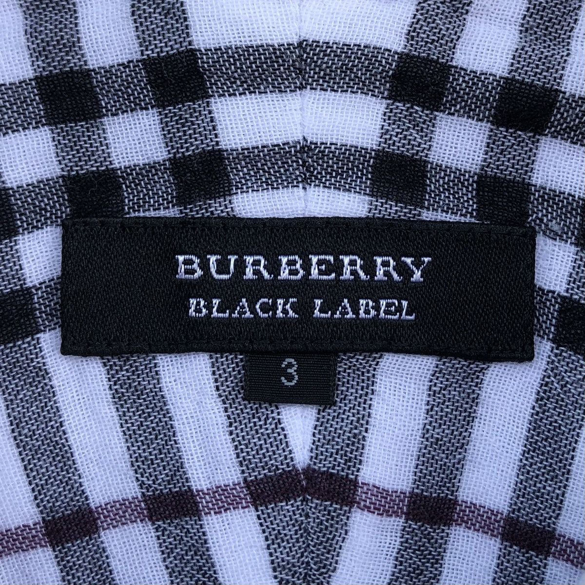 Burberry Burberry Black Label Checked Embroidered Logo Long Sleeves Size US M / EU 48-50 / 2 - 11 Thumbnail