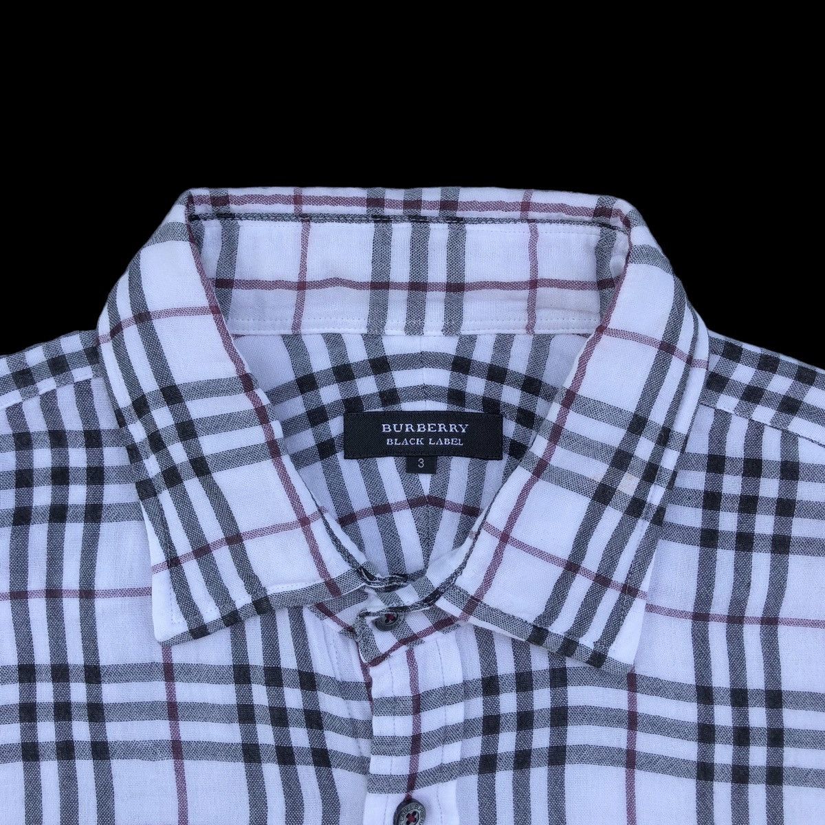 Burberry Burberry Black Label Checked Embroidered Logo Long Sleeves Size US M / EU 48-50 / 2 - 7 Thumbnail