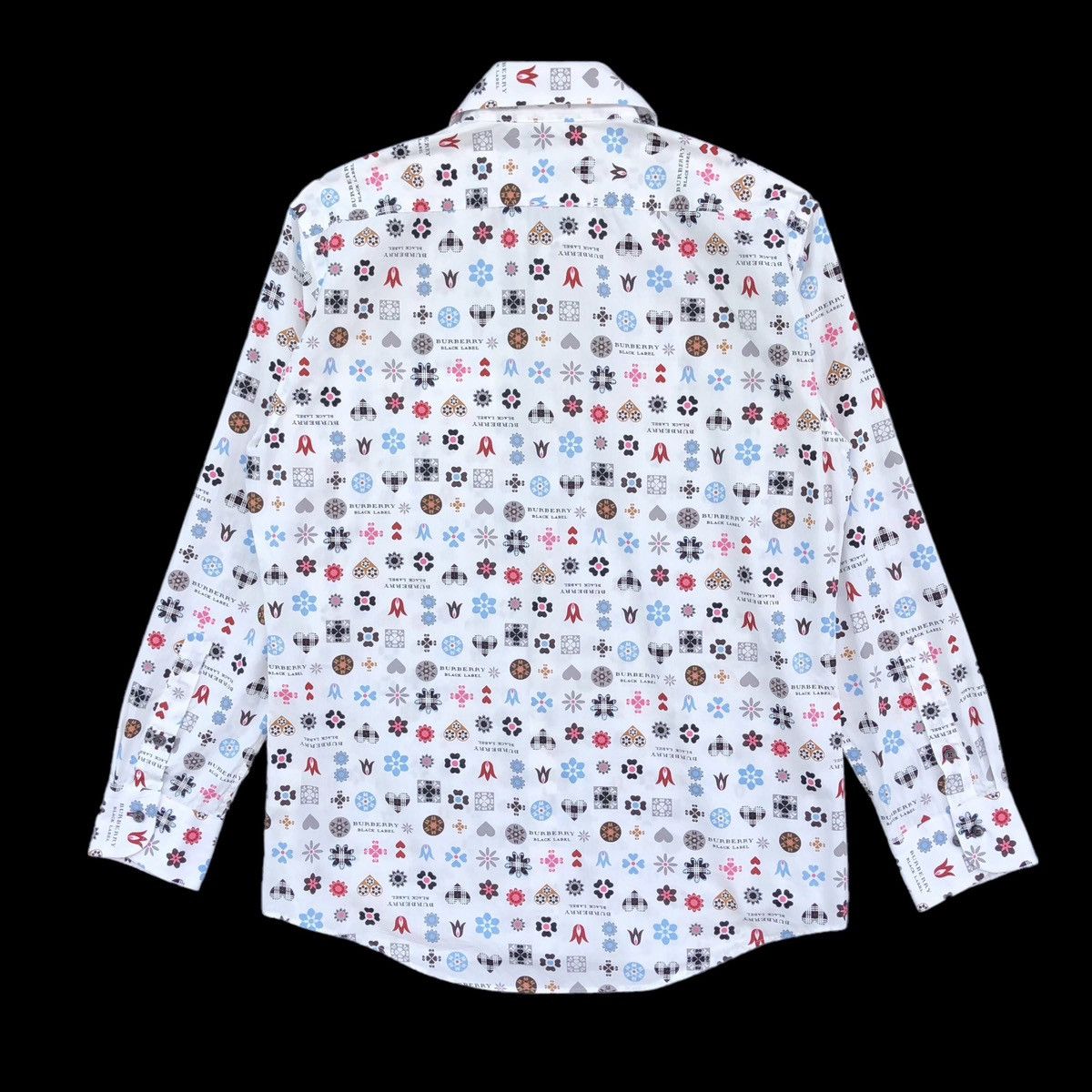 Burberry Burberry BlackLabel Spell Out Over Print Long Sleeve Size US M / EU 48-50 / 2 - 14 Thumbnail