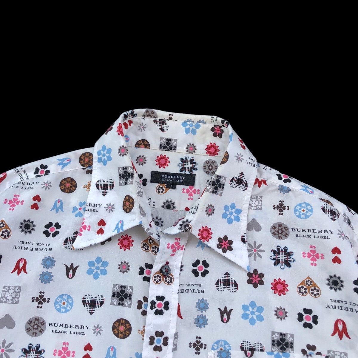 Burberry Burberry BlackLabel Spell Out Over Print Long Sleeve Size US M / EU 48-50 / 2 - 11 Thumbnail