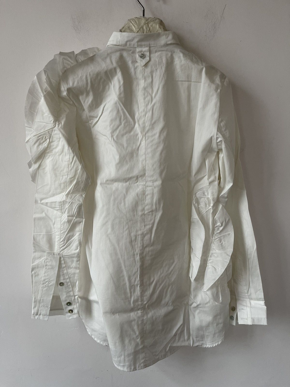Aleksandr Manamis Cotton Shirt with Frills
