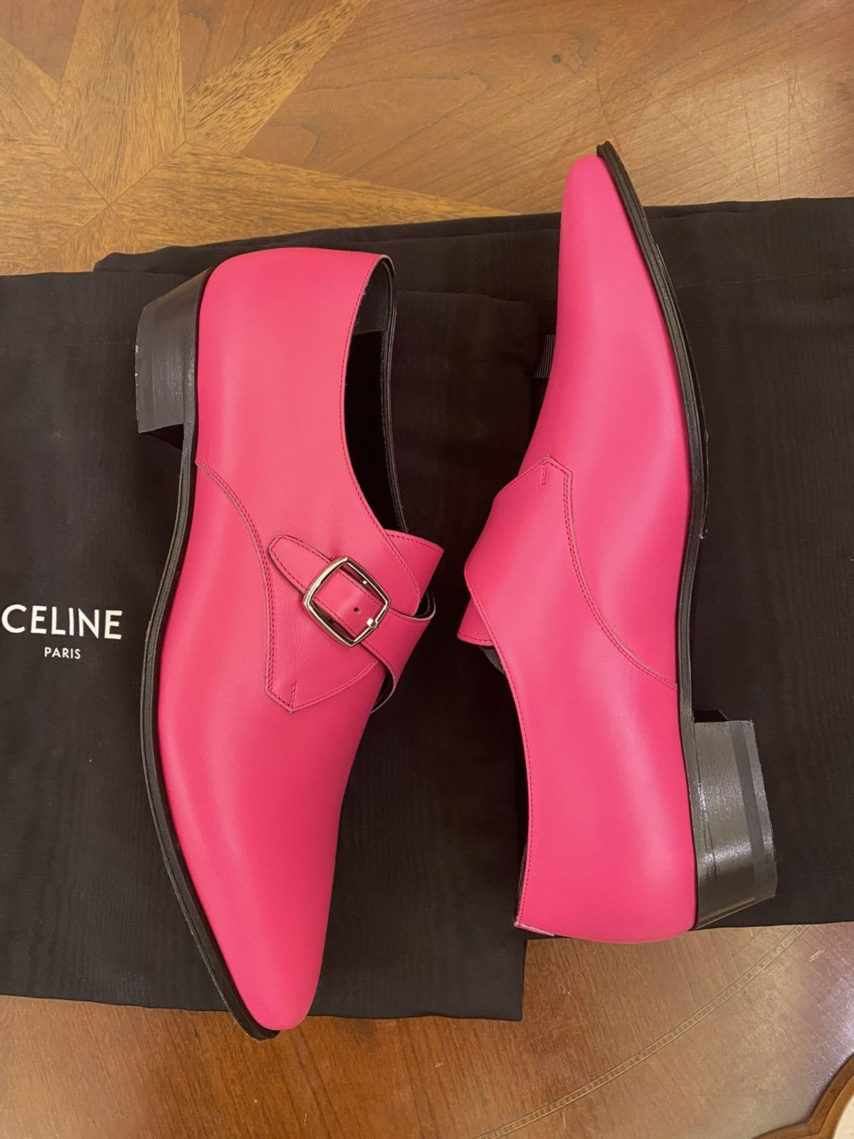 Celine × Hedi Slimane Rare pink jacno Sz40 Size US 7 / EU 40 - 4 Thumbnail