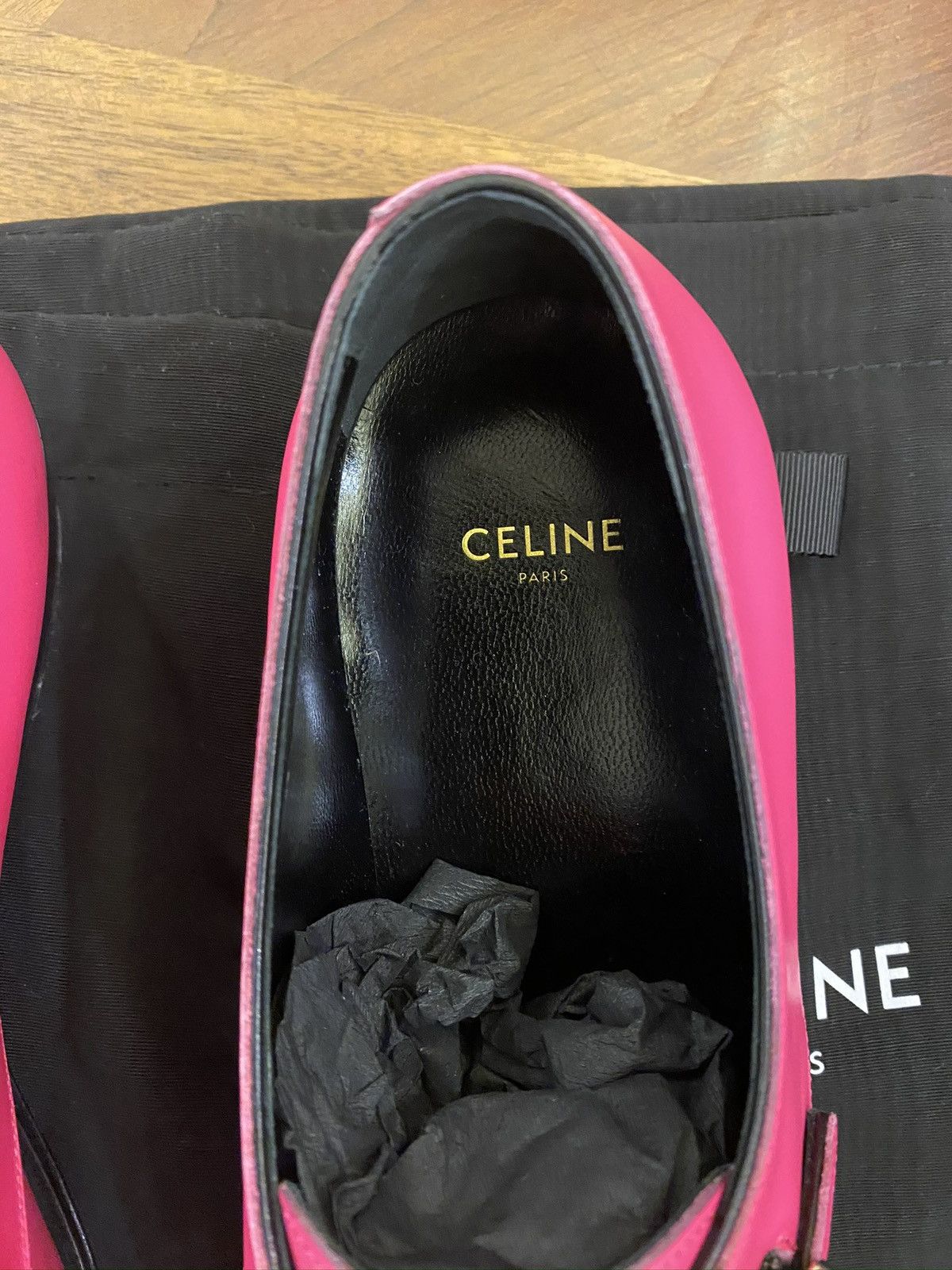 Celine × Hedi Slimane Rare pink jacno Sz40 Size US 7 / EU 40 - 2 Thumbnail