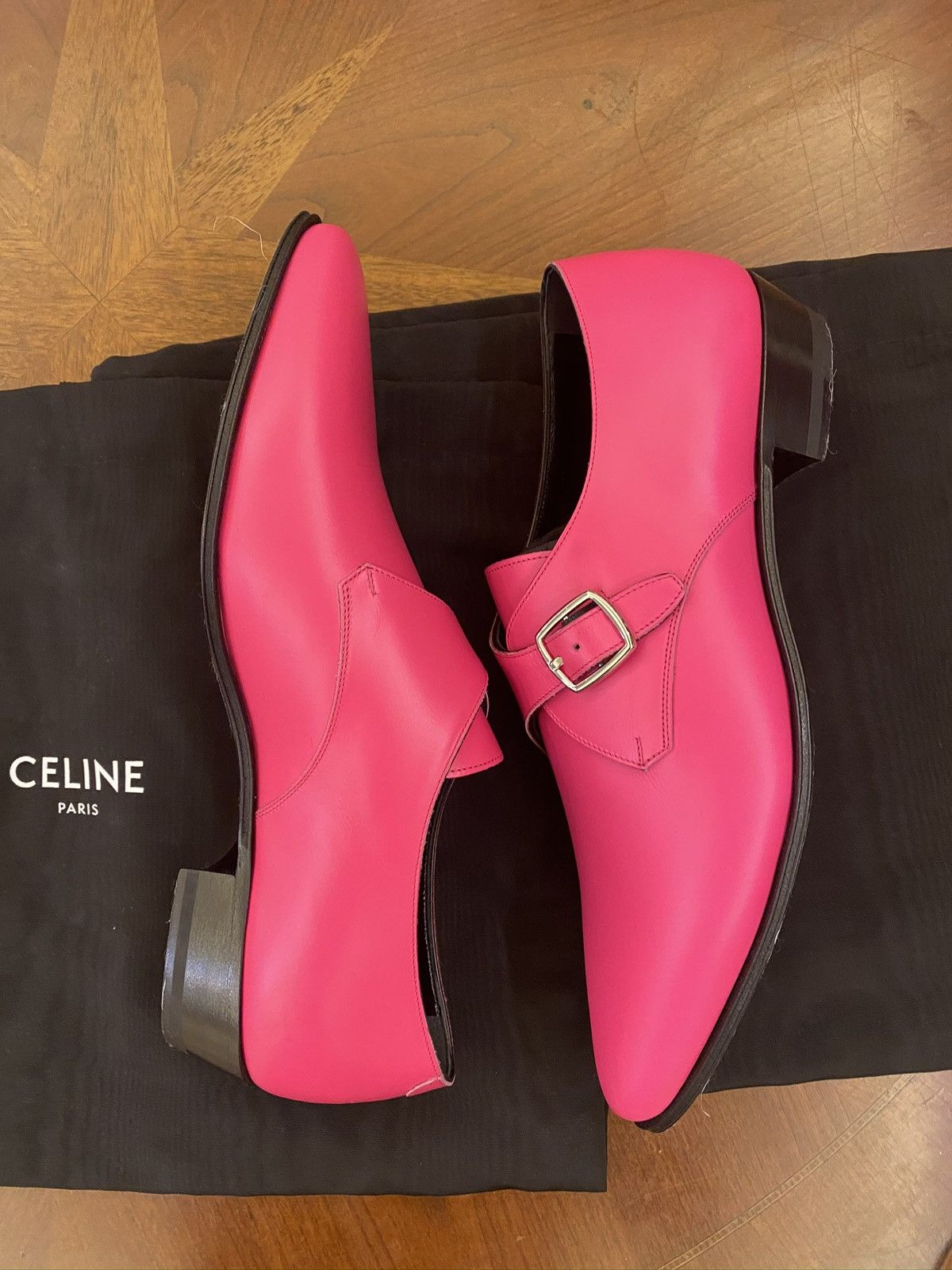 Celine × Hedi Slimane Rare pink jacno Sz40 Size US 7 / EU 40 - 6 Thumbnail