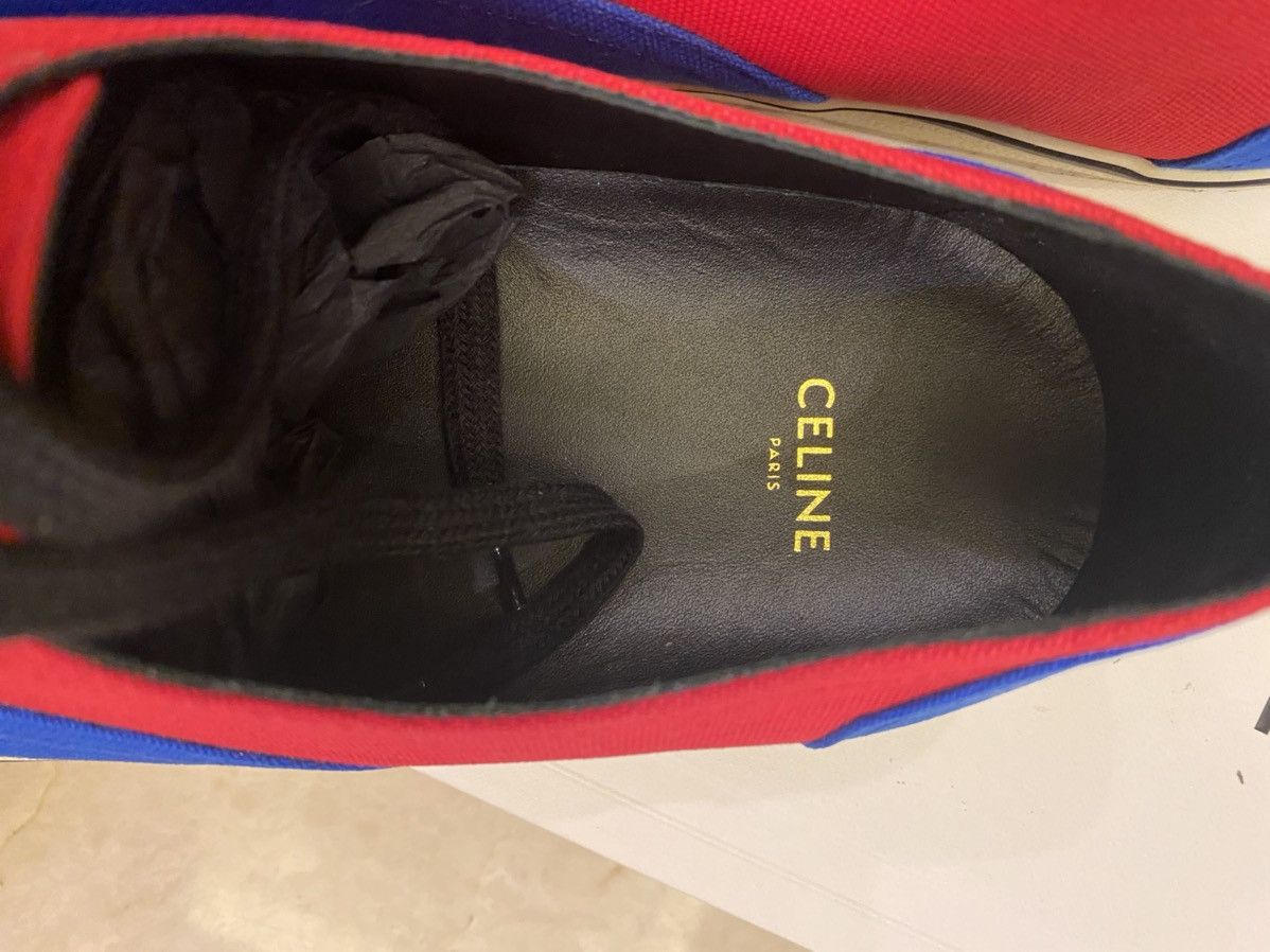 Celine × Hedi Slimane Blue and red low top sneaker Sz40/41 Size US 7 / EU 40 - 5 Thumbnail