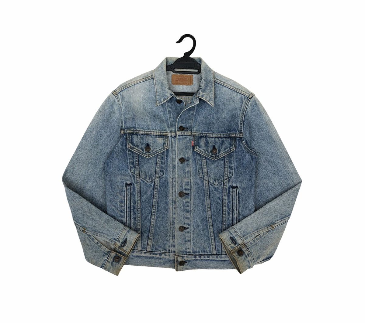 Levi's 🔥Vintage 90s Levi's Trucker Denim Jacket Made In USA Size US S / EU 44-46 / 1 - 4 Thumbnail