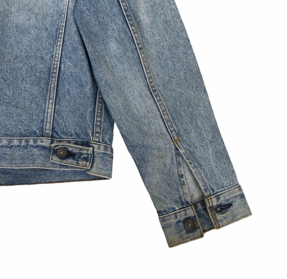 Levi's 🔥Vintage 90s Levi's Trucker Denim Jacket Made In USA Size US S / EU 44-46 / 1 - 12 Thumbnail