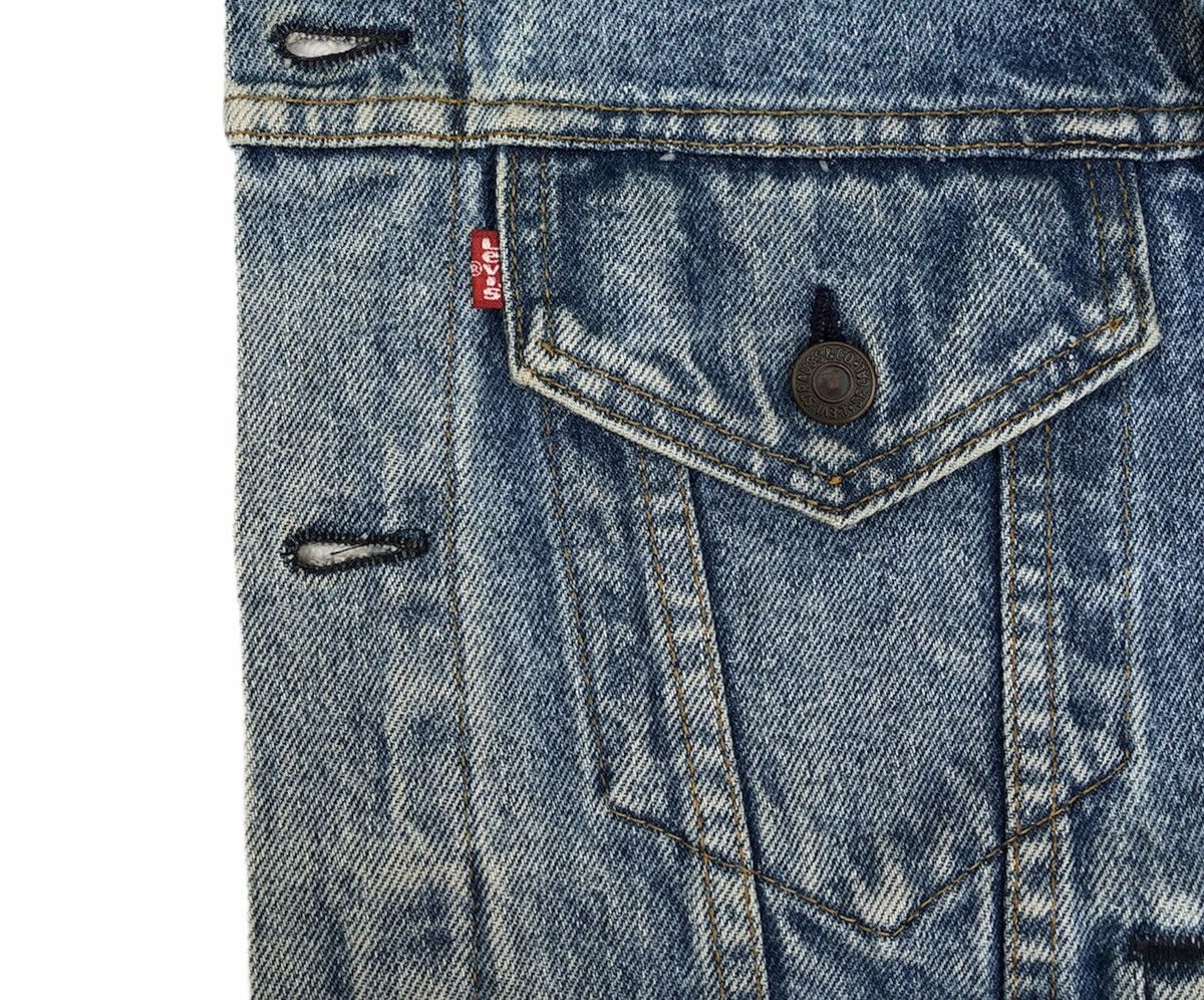 Levi's 🔥Vintage 90s Levi's Trucker Denim Jacket Made In USA Size US S / EU 44-46 / 1 - 9 Thumbnail