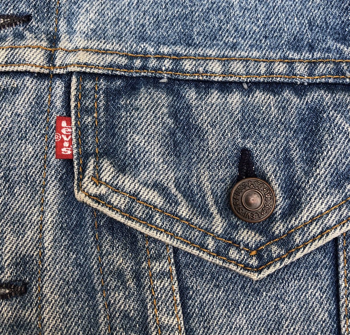 Levi's 🔥Vintage 90s Levi's Trucker Denim Jacket Made In USA Size US S / EU 44-46 / 1 - 8 Thumbnail