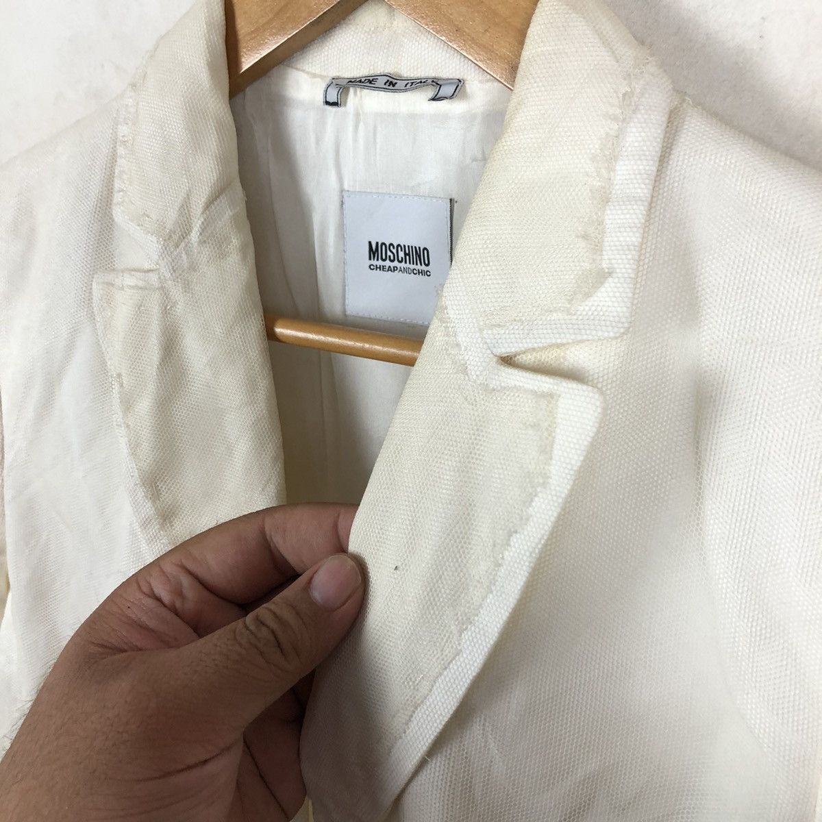 Moschino RARE DESIGN MOSCHINO CHEAP AND CHIC JACKET MADE IN ITALY Size US S / EU 44-46 / 1 - 9 Thumbnail