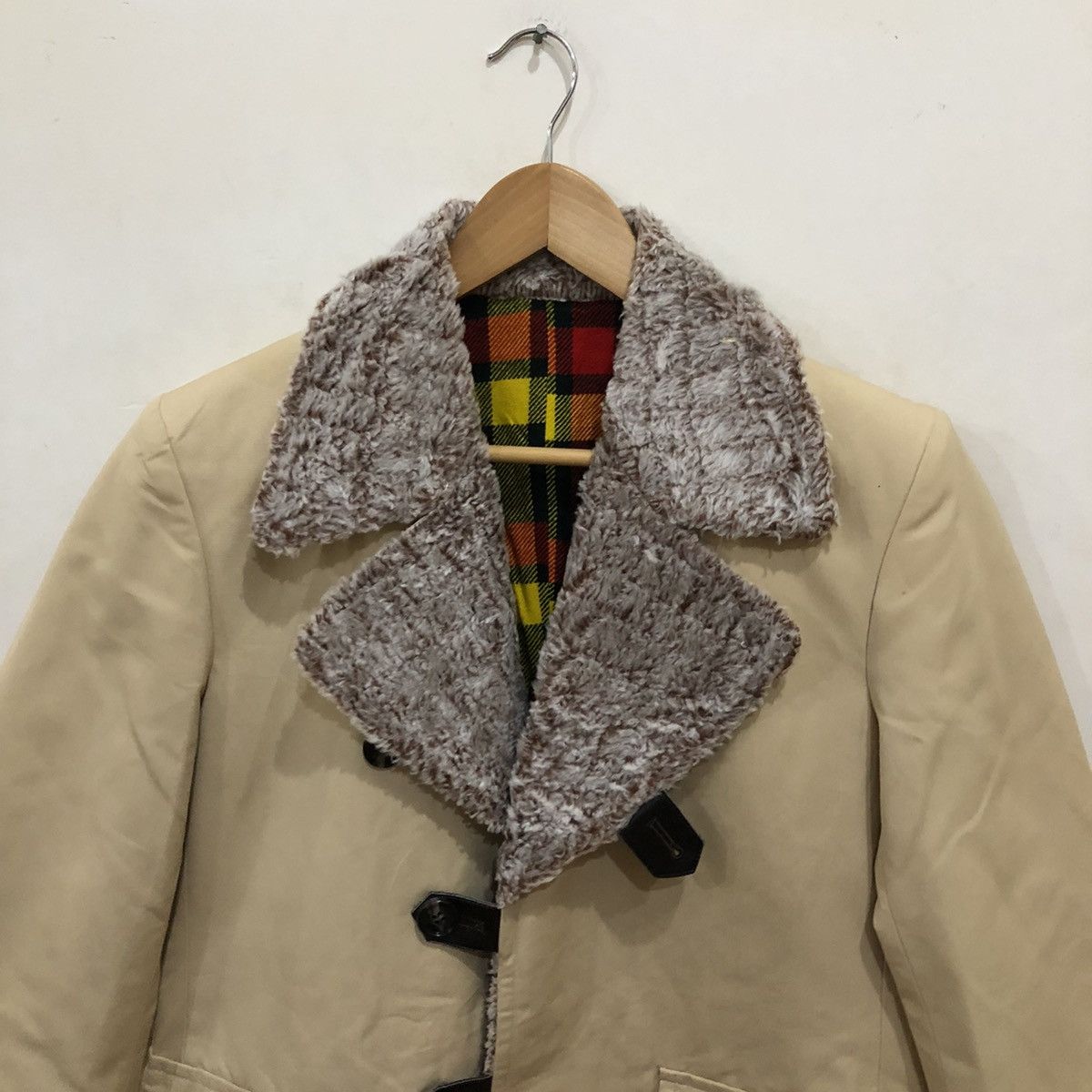 Japanese Brand Crest Mink Fur Long Coat Punk Design Size US L / EU 52-54 / 3 - 5 Thumbnail