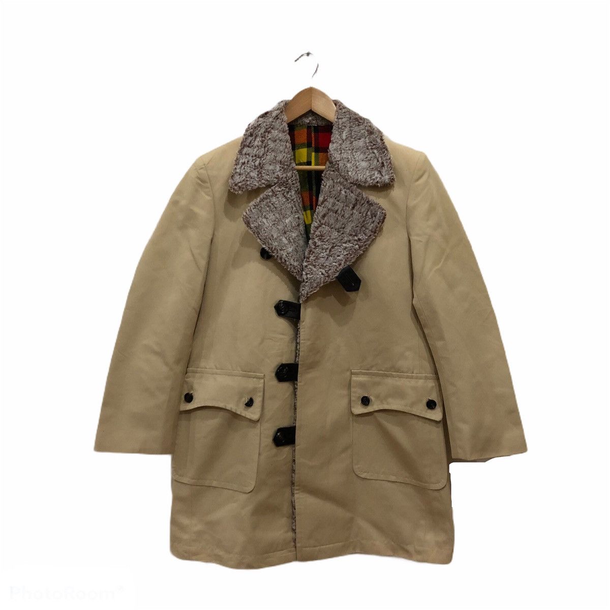 Japanese Brand Crest Mink Fur Long Coat Punk Design Size US L / EU 52-54 / 3 - 2 Thumbnail