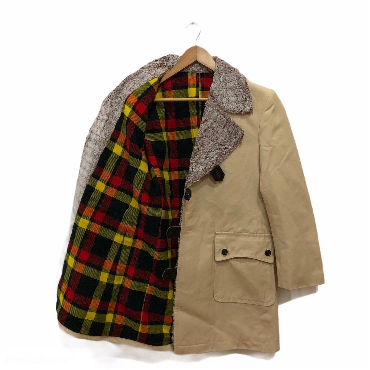 Japanese Brand Crest Mink Fur Long Coat Punk Design Size US L / EU 52-54 / 3 - 1 Thumbnail