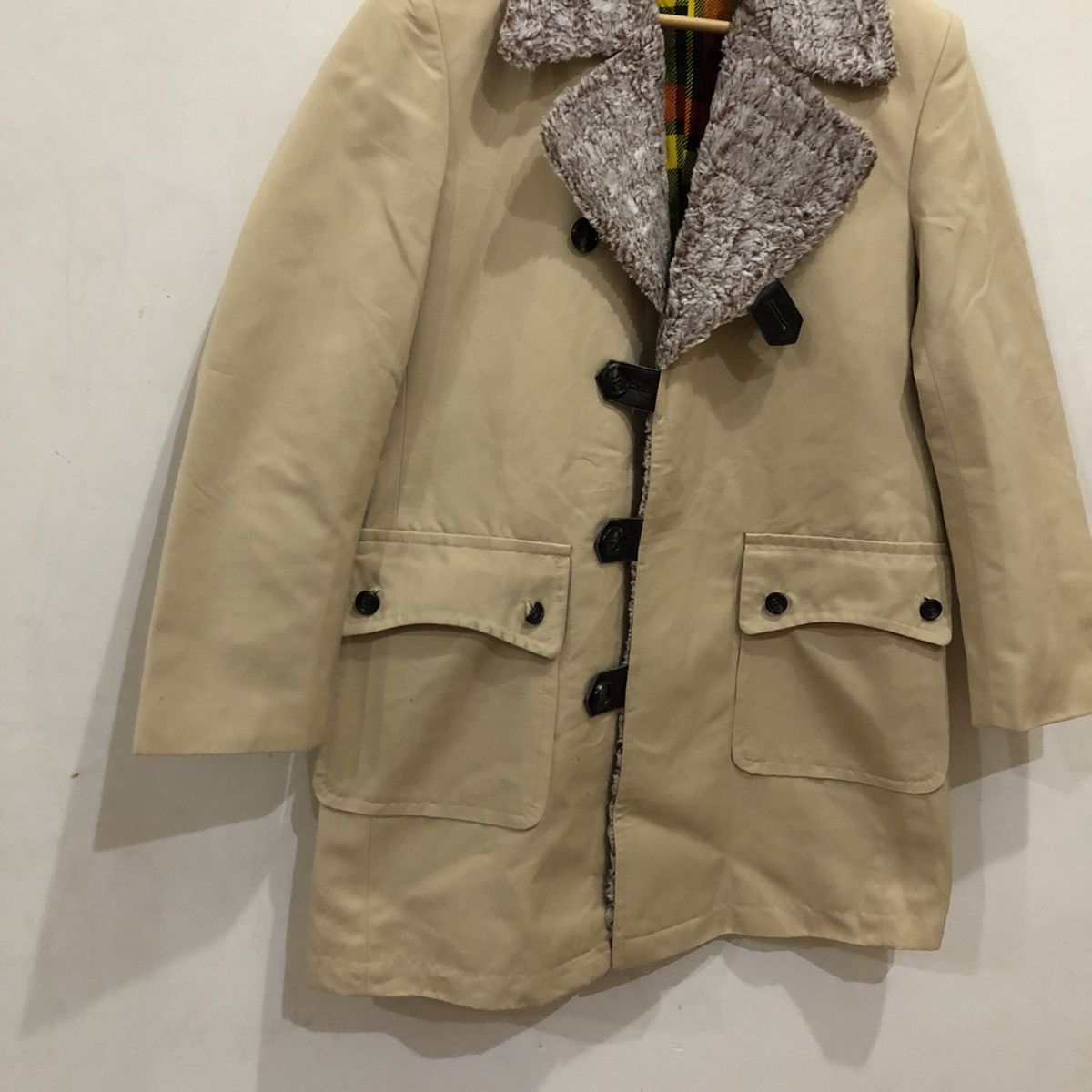 Japanese Brand Crest Mink Fur Long Coat Punk Design Size US L / EU 52-54 / 3 - 4 Thumbnail
