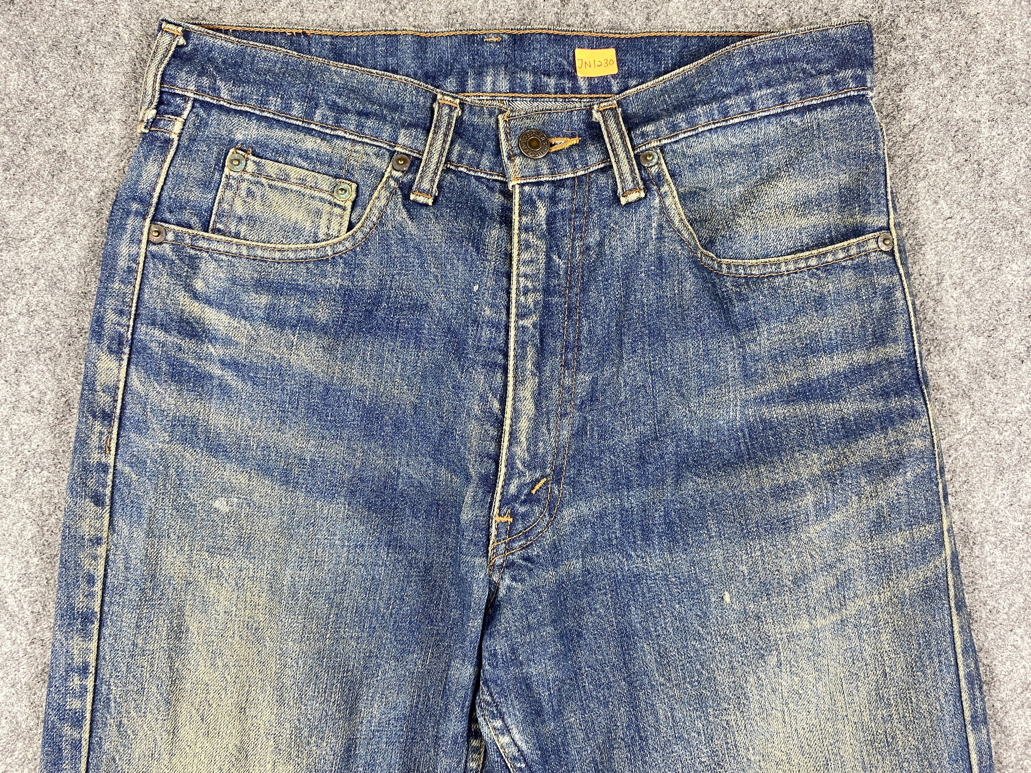 Levi's Blue Distressed Vintage Levi's 603 31x30 Denim -JN1230 Size US 31 - 3 Thumbnail