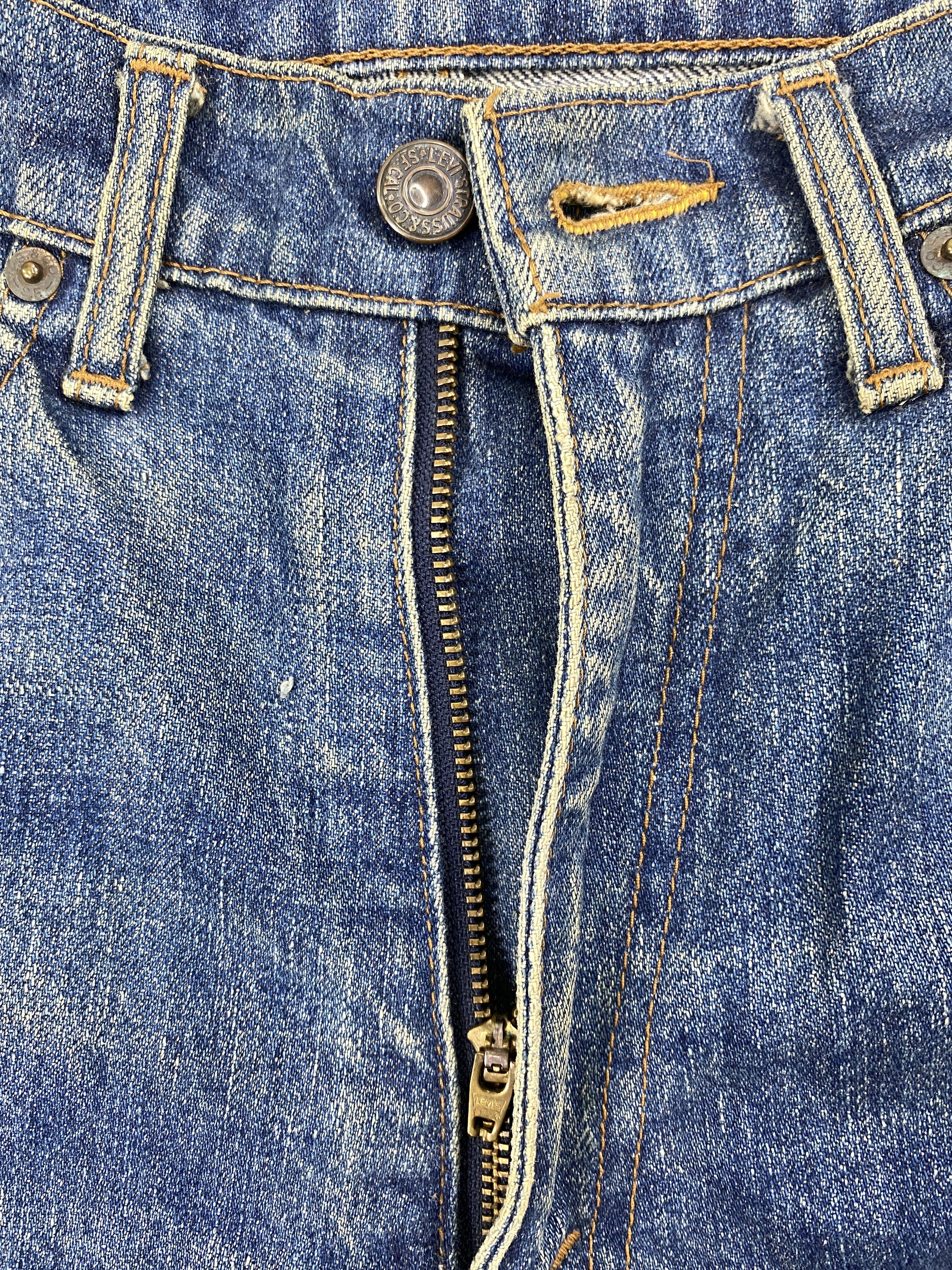 Levi's Blue Distressed Vintage Levi's 603 31x30 Denim -JN1230 Size US 31 - 6 Thumbnail