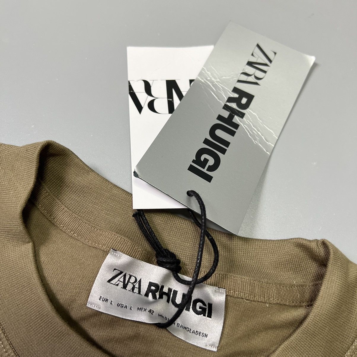 Rhude × Zara RHUDE x Zara NEW T-Shirt taupe brown shirt logo Size US L / EU 52-54 / 3 - 15 Thumbnail