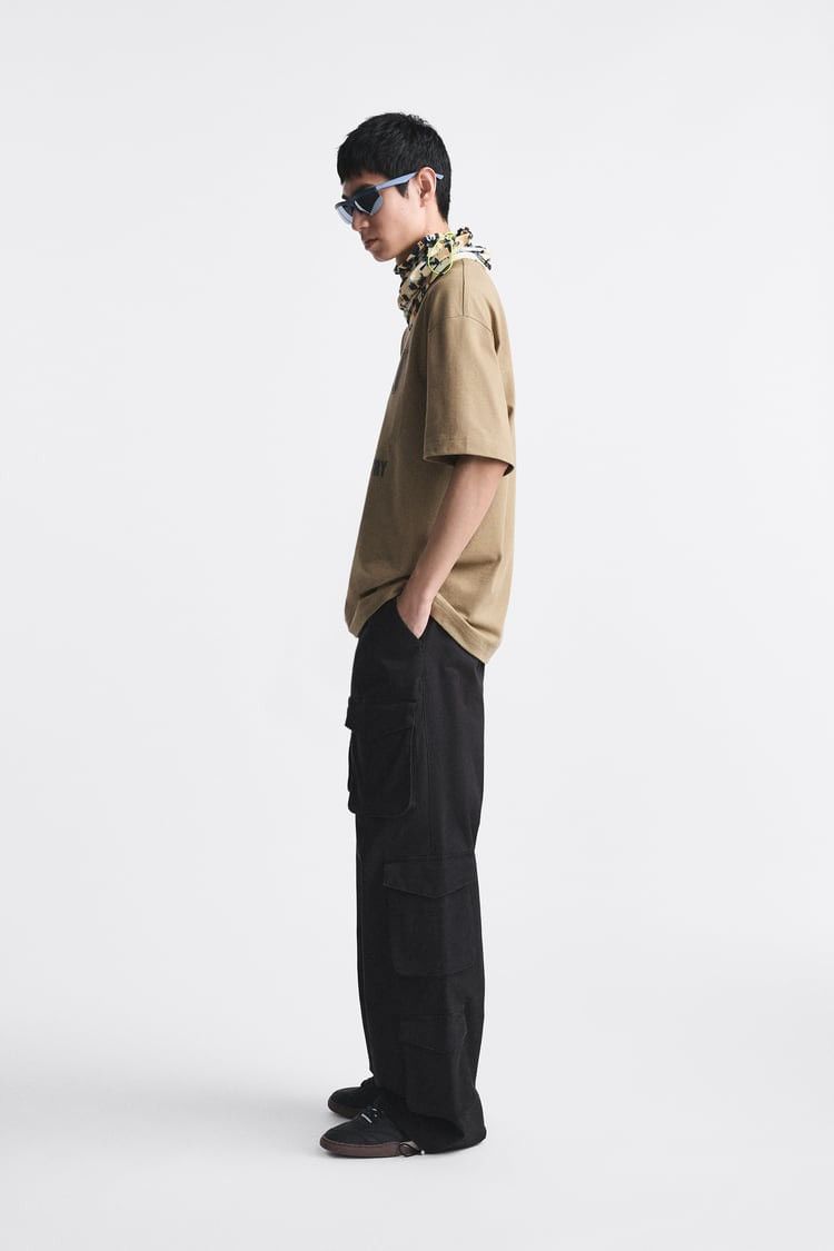 Rhude × Zara RHUDE x Zara NEW T-Shirt taupe brown shirt logo Size US L / EU 52-54 / 3 - 5 Thumbnail