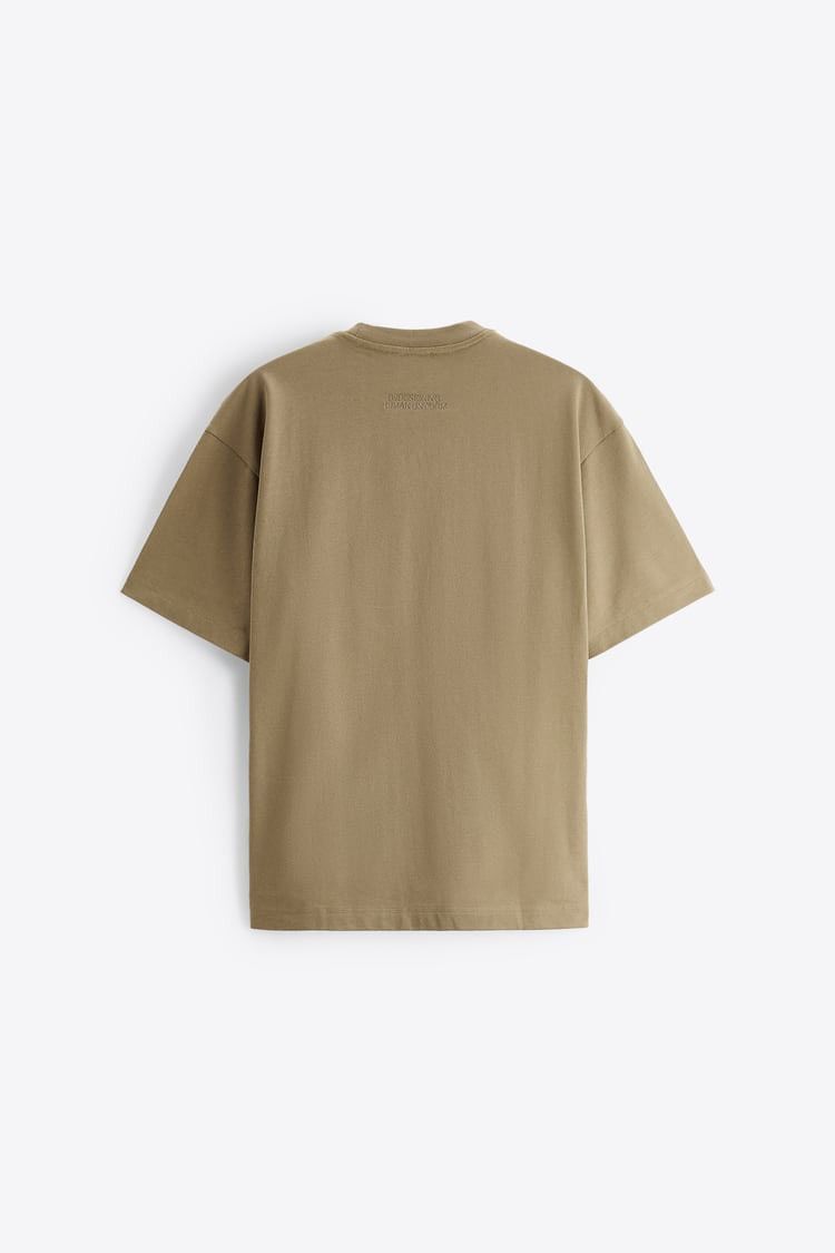 Rhude × Zara RHUDE x Zara NEW T-Shirt taupe brown shirt logo Size US L / EU 52-54 / 3 - 18 Thumbnail