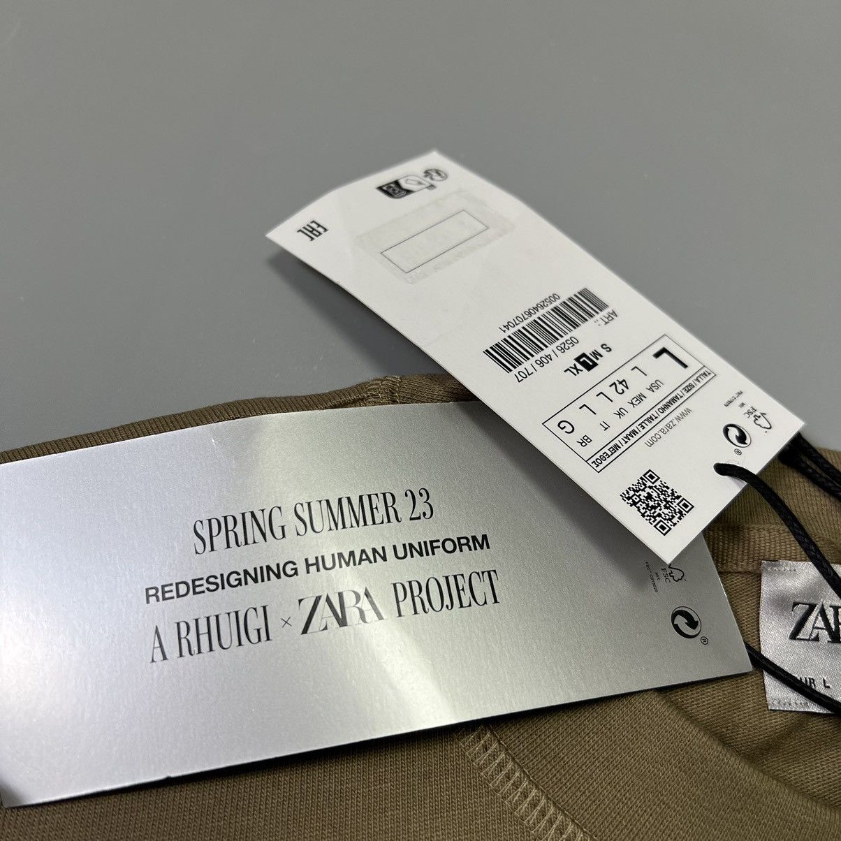 Rhude × Zara RHUDE x Zara NEW T-Shirt taupe brown shirt logo Size US L / EU 52-54 / 3 - 16 Thumbnail
