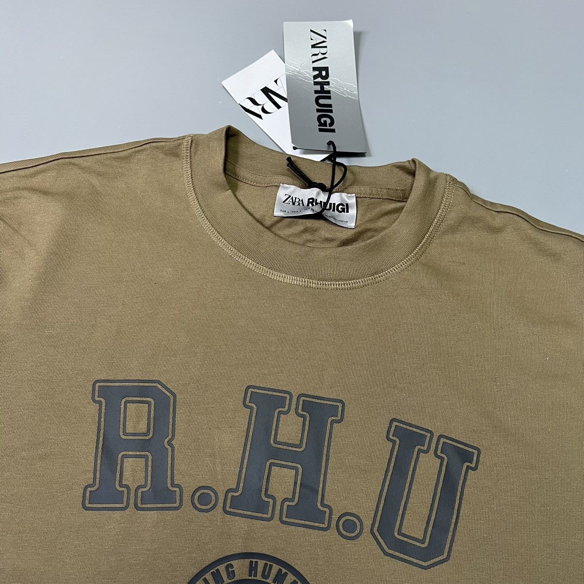 Rhude × Zara RHUDE x Zara NEW T-Shirt taupe brown shirt logo Size US L / EU 52-54 / 3 - 7 Thumbnail