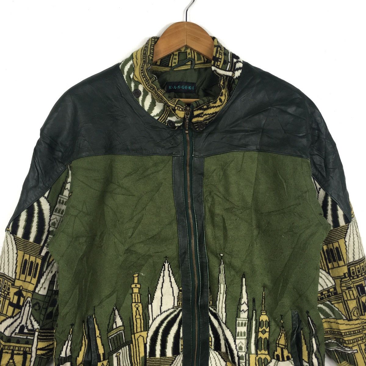 Japanese Brand × Vintage Vintage JAPANESE BRAND Retro Classic Design Wool Jacket Size US L / EU 52-54 / 3 - 4 Thumbnail