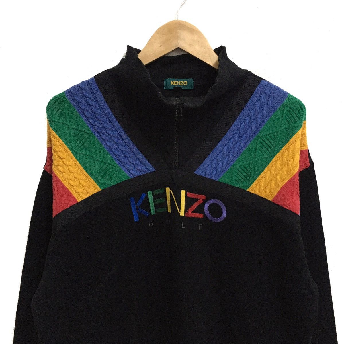 Kenzo Vintage KENZO GOLF Big Logo Embroidery Sweatshirt Pullover Size US M / EU 48-50 / 2 - 3 Thumbnail