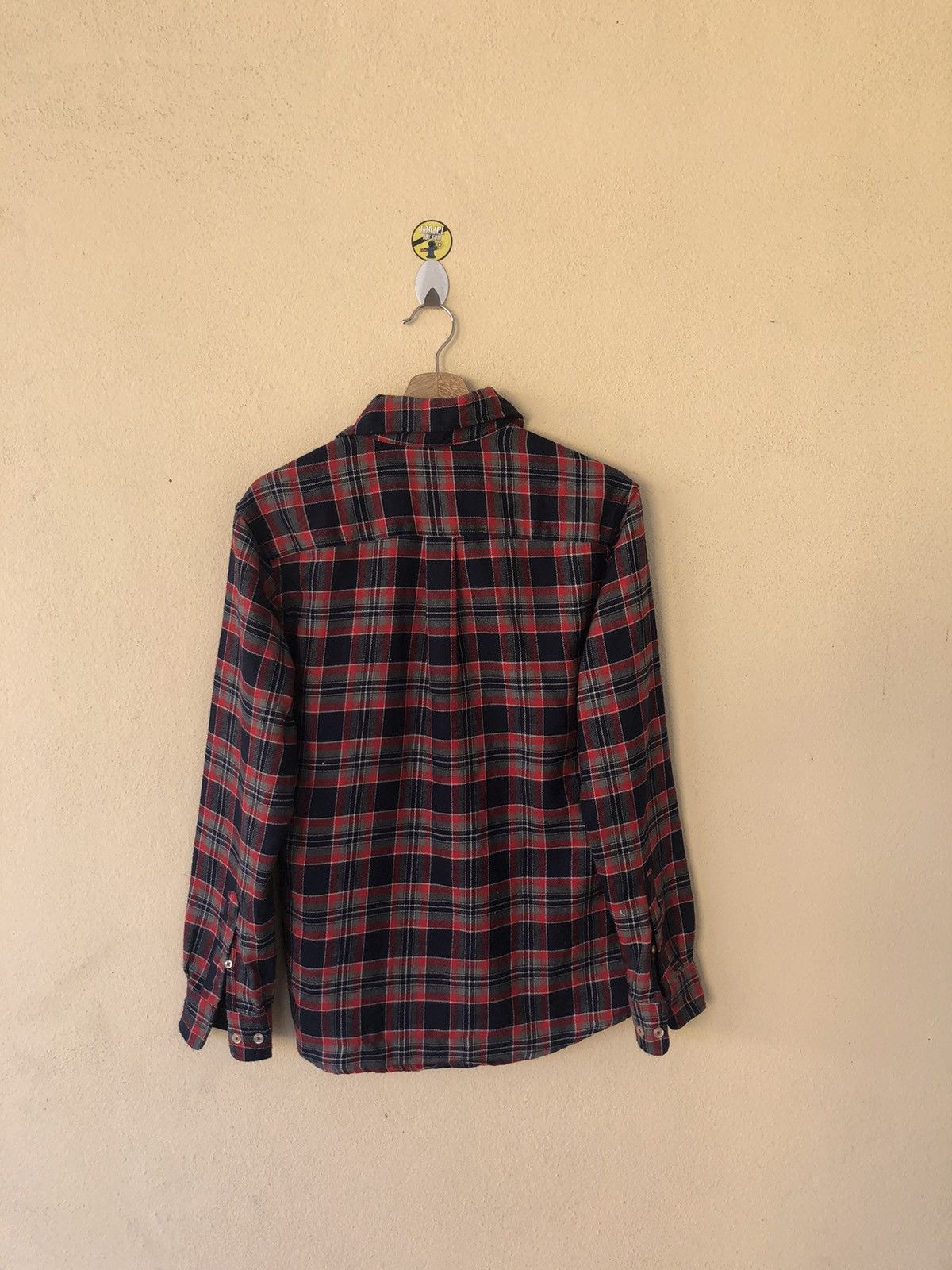 Flannel × Japanese Brand × Vintage Mens Vintage Button Flannel Top Size US L / EU 52-54 / 3 - 3 Thumbnail