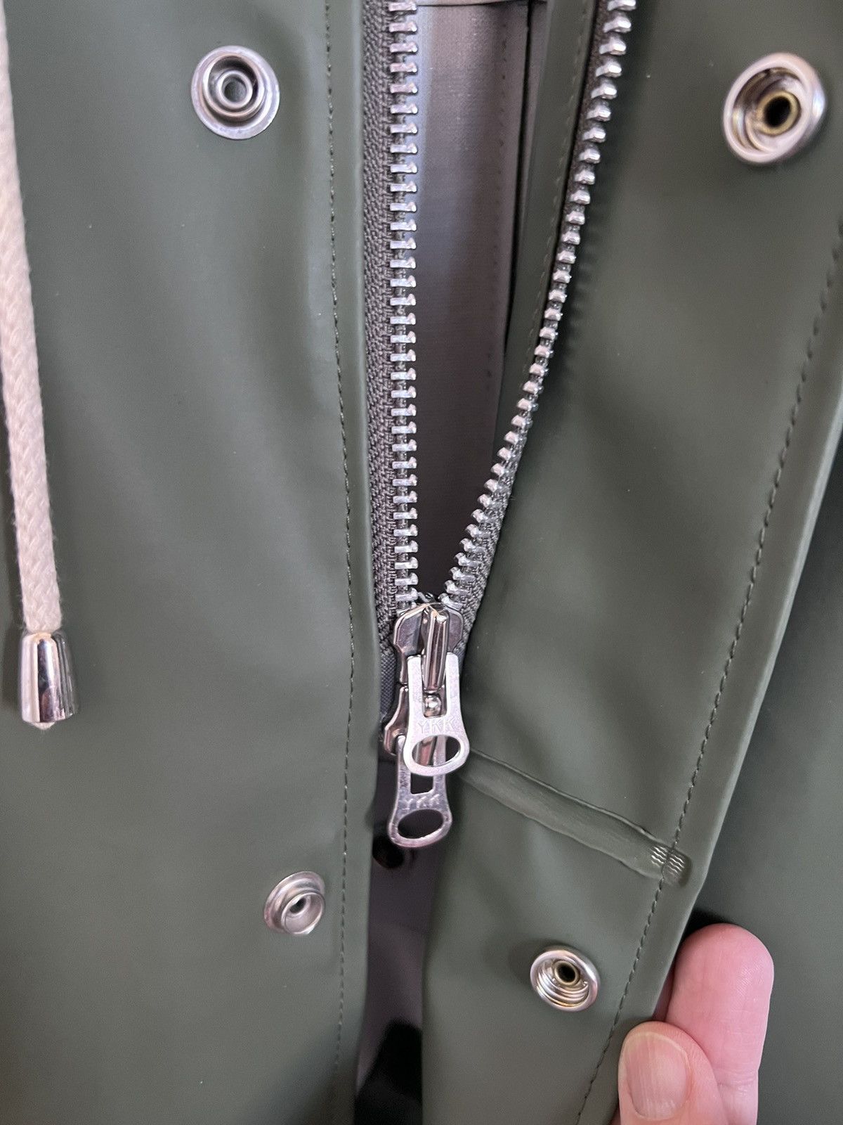 Alpha Industries Rare Stutterheim M-59 Fishtail-parka raincoat, L, worn twice Size US L / EU 52-54 / 3 - 10 Thumbnail
