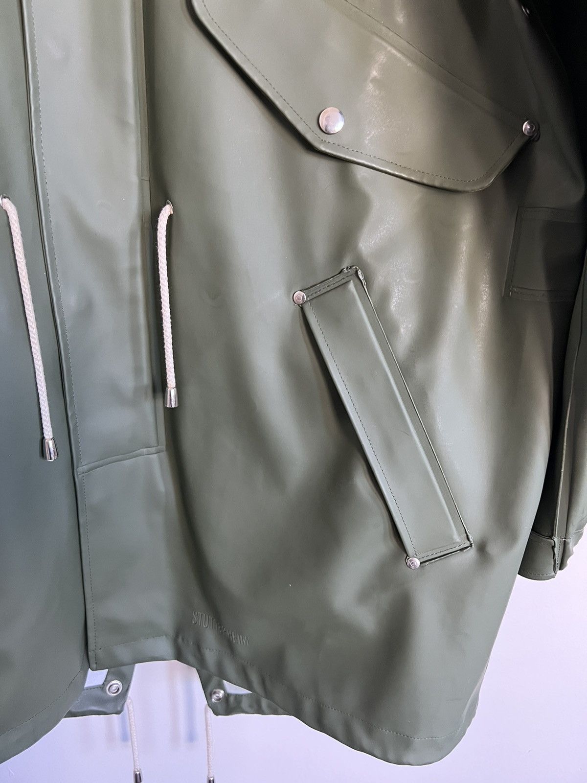 Alpha Industries Rare Stutterheim M-59 Fishtail-parka raincoat, L, worn twice Size US L / EU 52-54 / 3 - 4 Thumbnail