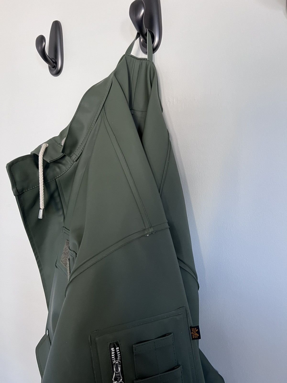Alpha Industries Rare Stutterheim M-59 Fishtail-parka raincoat, L, worn twice Size US L / EU 52-54 / 3 - 14 Thumbnail