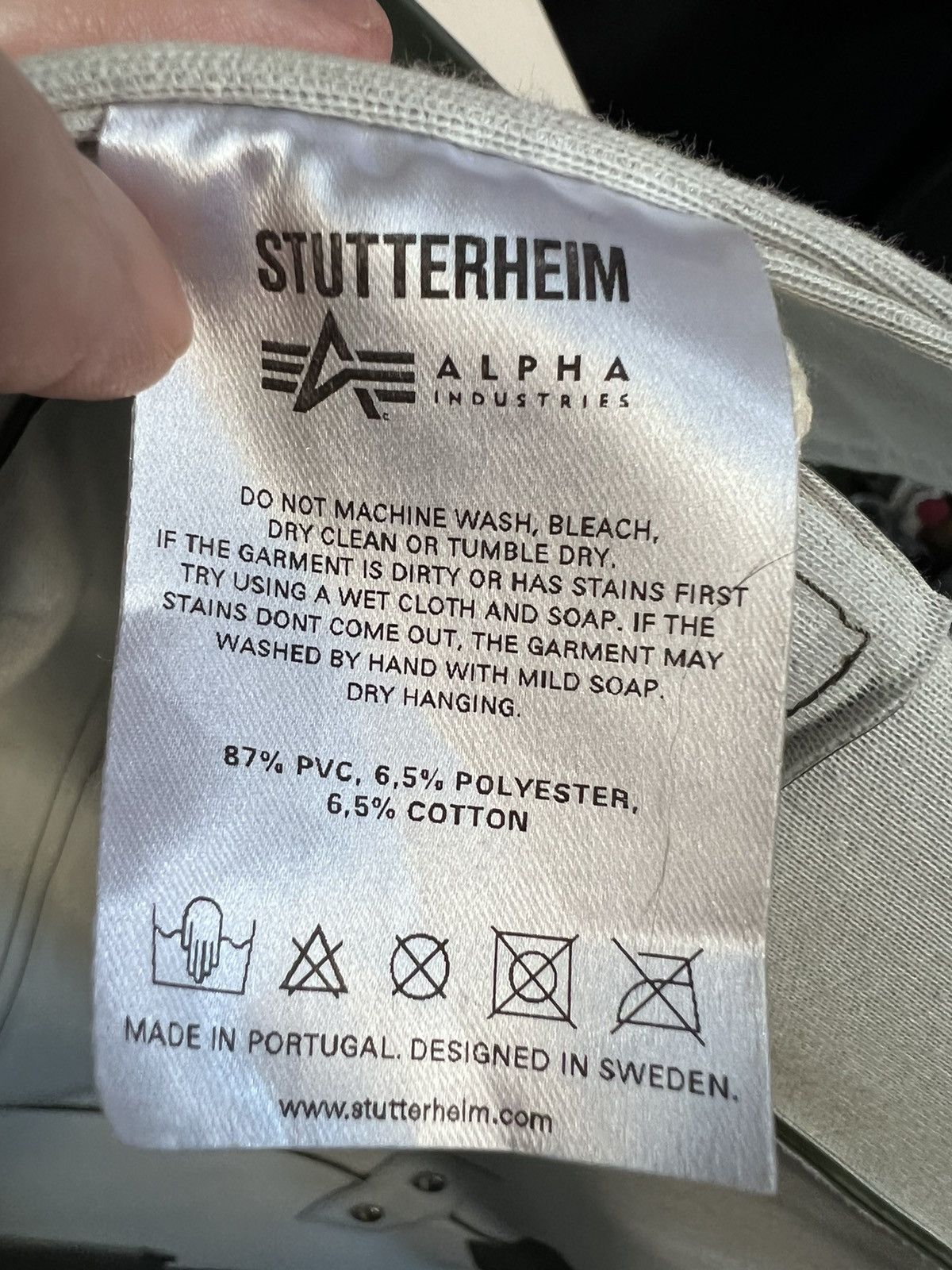 Alpha Industries Rare Stutterheim M-59 Fishtail-parka raincoat, L, worn twice Size US L / EU 52-54 / 3 - 17 Thumbnail