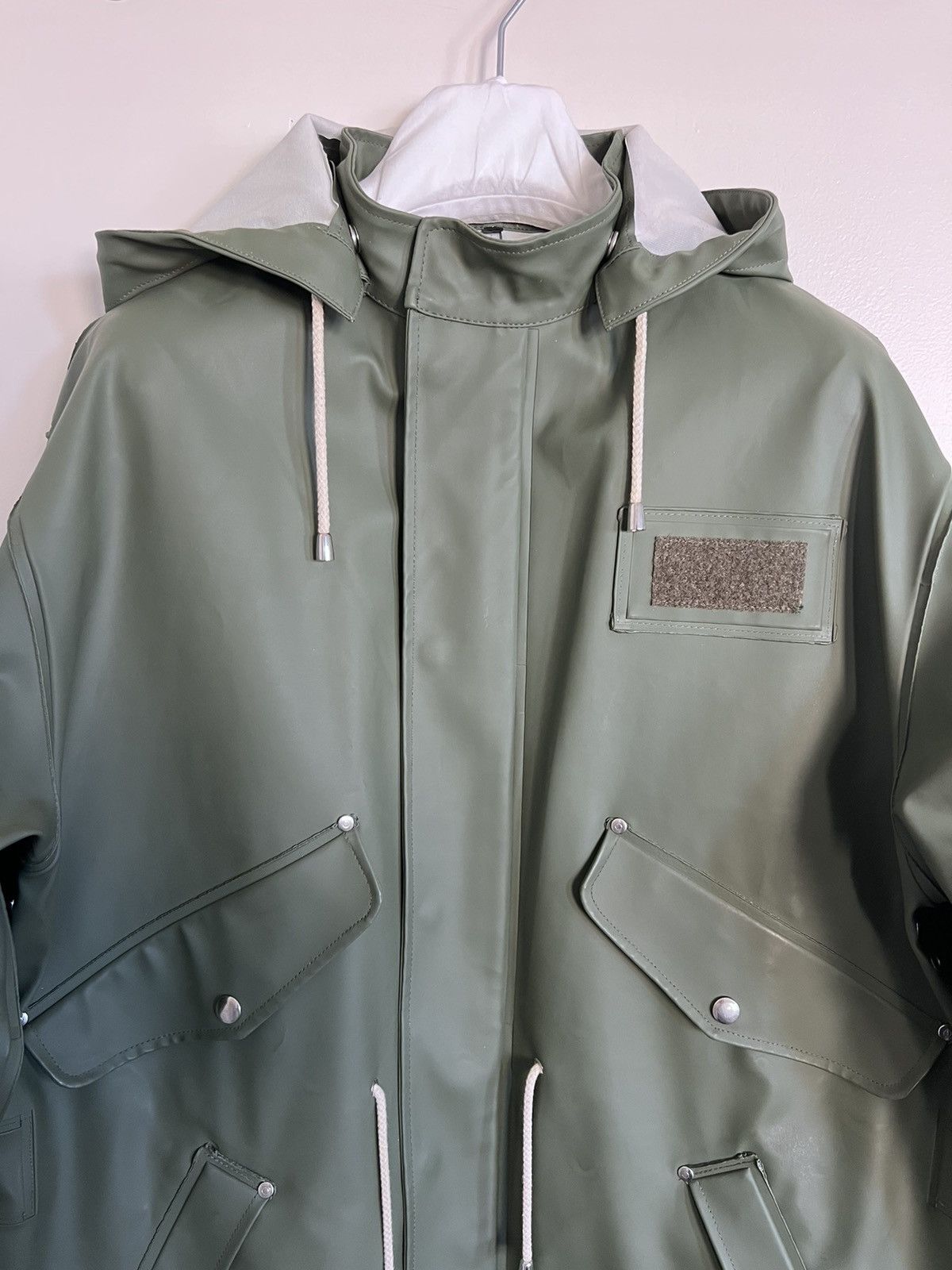 Alpha Industries Rare Stutterheim M-59 Fishtail-parka raincoat, L, worn twice Size US L / EU 52-54 / 3 - 2 Thumbnail