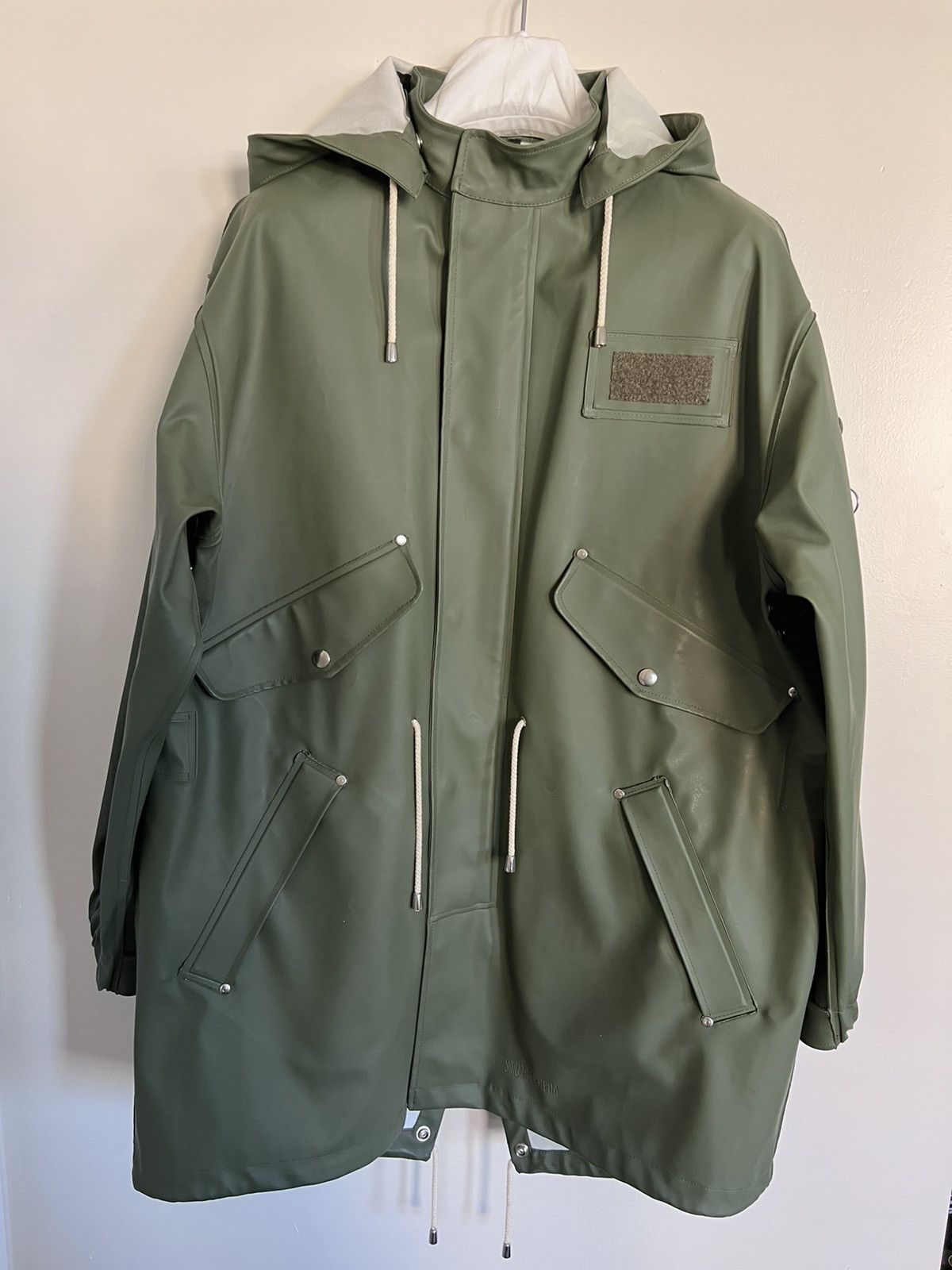 Alpha Industries Rare Stutterheim M-59 Fishtail-parka raincoat, L, worn twice Size US L / EU 52-54 / 3 - 1 Thumbnail