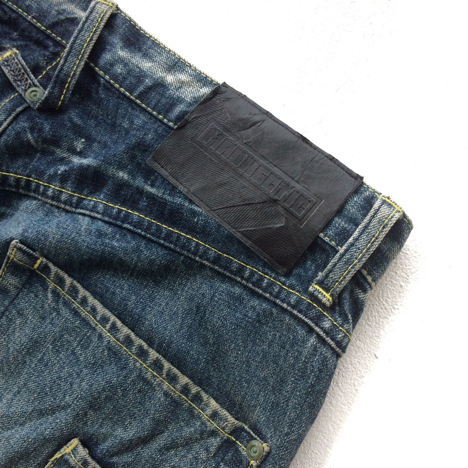 Japanese Brand Japan Mad Fuckn Hectic Denim Jeans Japan Streetwear Brand Size US 32 / EU 48 - 9 Thumbnail