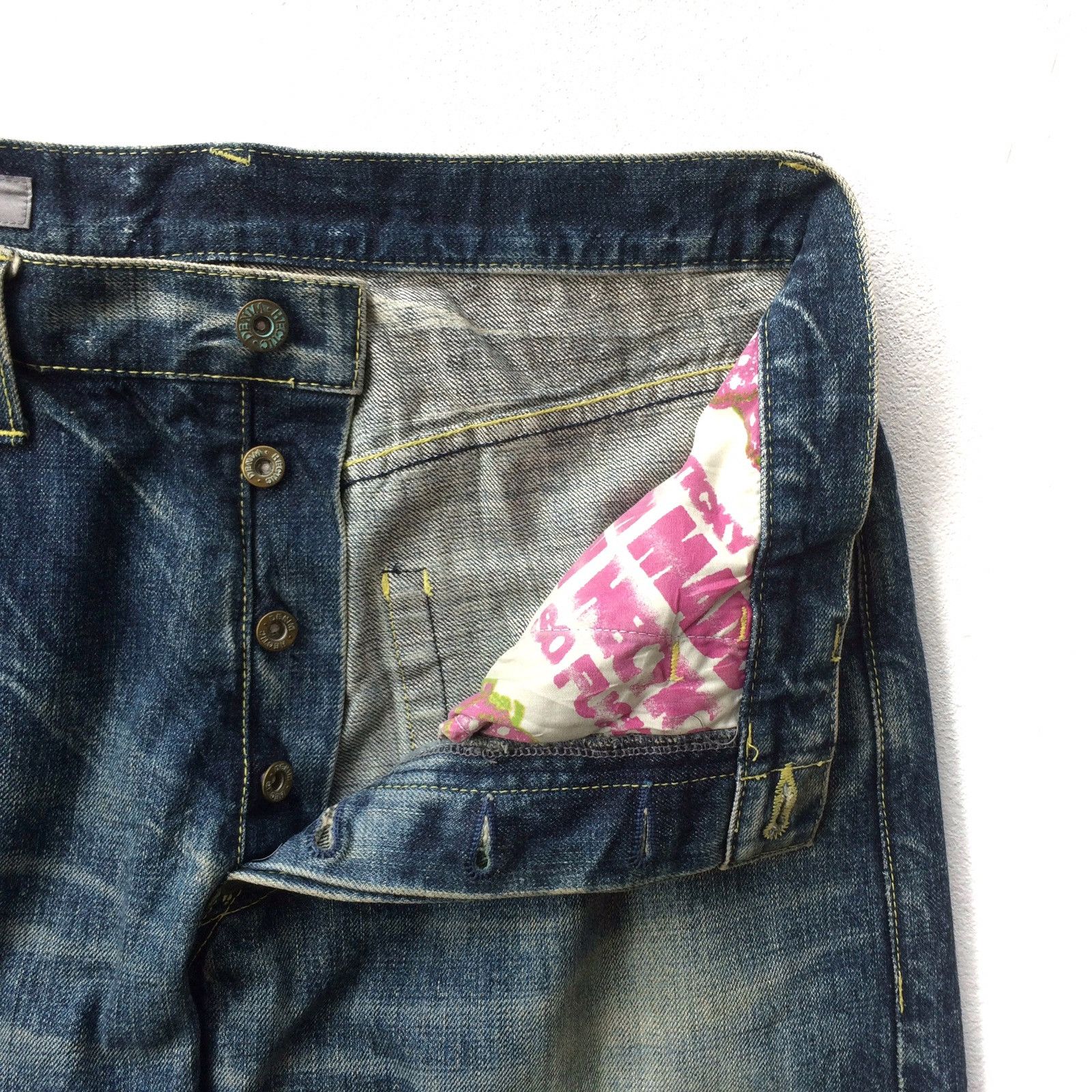 Japanese Brand Japan Mad Fuckn Hectic Denim Jeans Japan Streetwear Brand Size US 32 / EU 48 - 5 Thumbnail