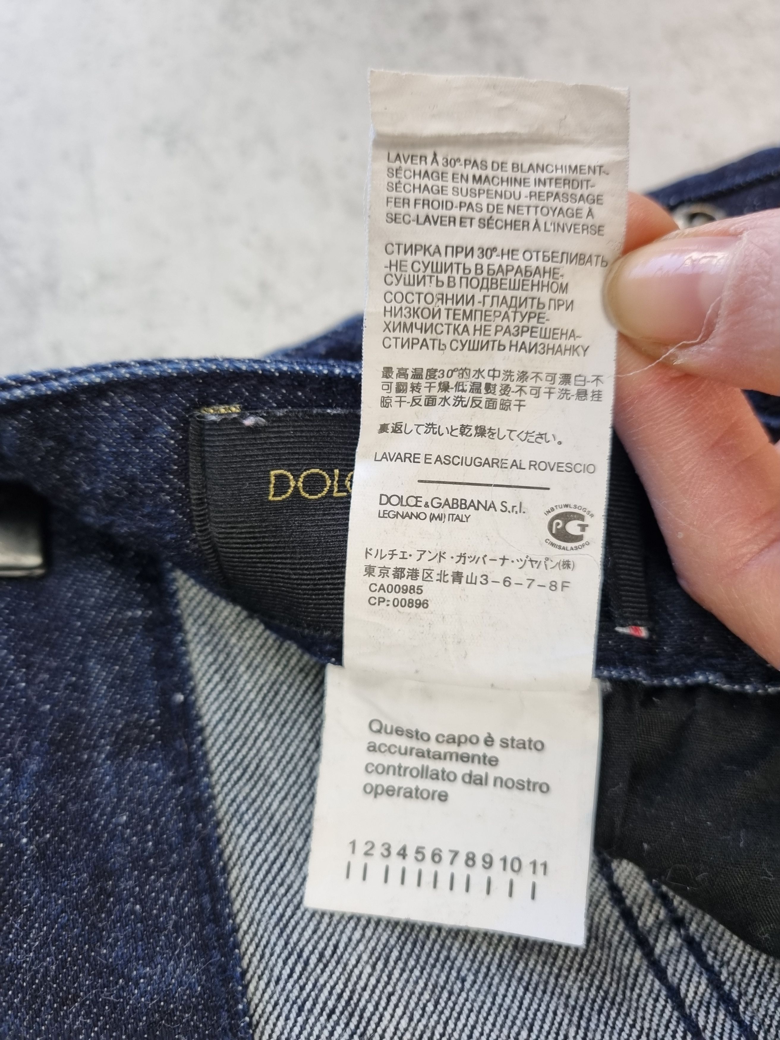 Dolce & Gabbana RRP 800$ SOLD OUT Crown and Bee Skinny Jeans Size US 29 - 10 Thumbnail