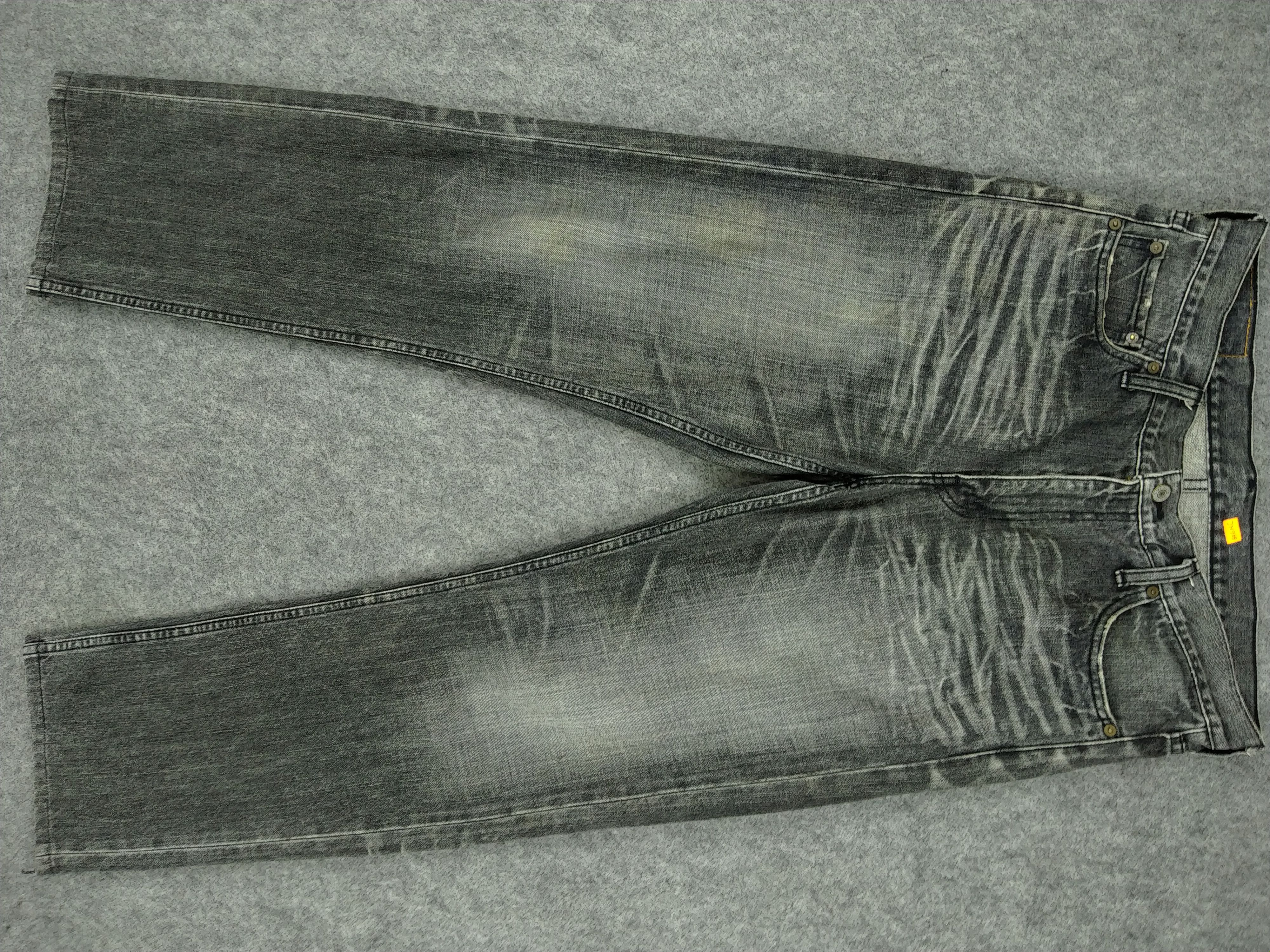 image of Distressed Denim x Levis Black Distressed Vintage Levi's 533 36X30 Denim -Jn908, Men's
