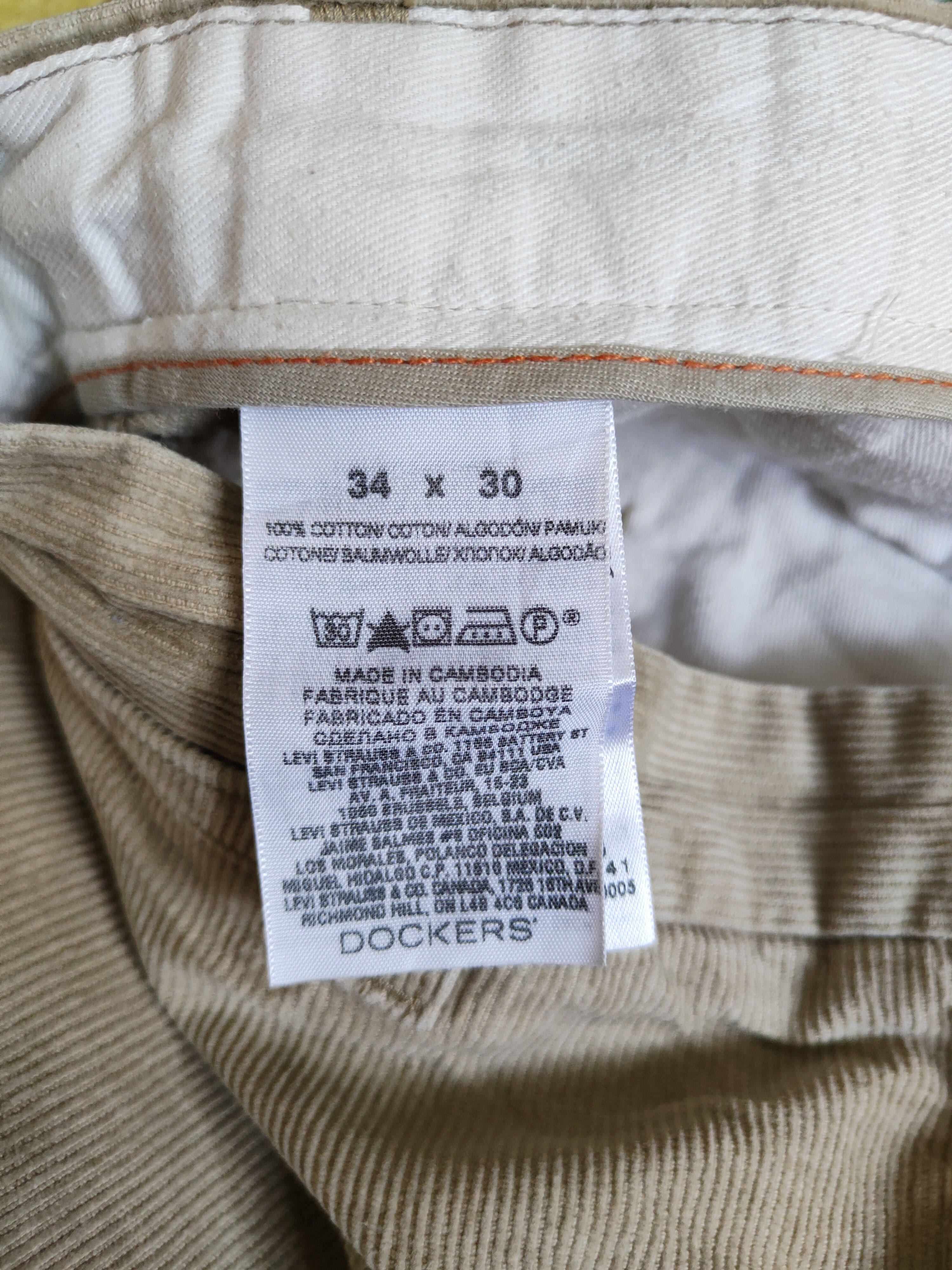 Dockers × Vintage Dockers Light Brown vintage corduroy Cargo Pants #S578 Size US 34 / EU 50 - 14 Thumbnail
