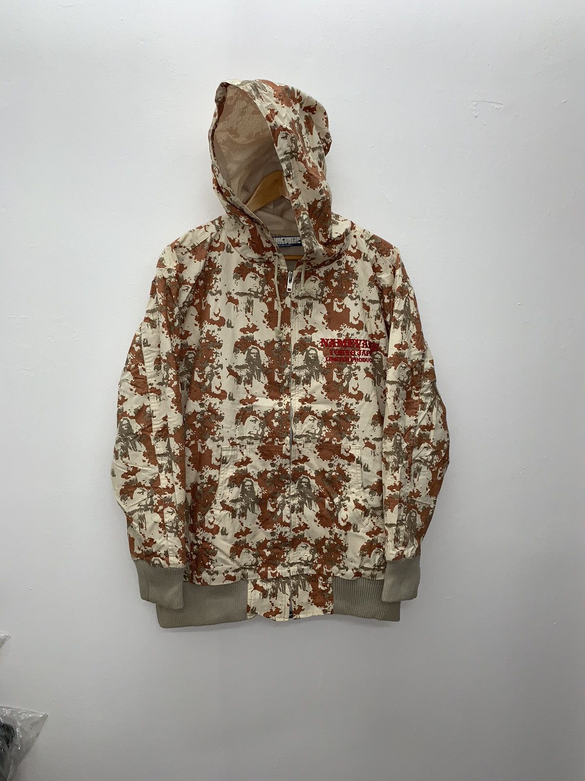 Japanese Brand MadeinJapan NameValve Toshiyuki Camo zip up hoodie jackey Size US XL / EU 56 / 4 - 1 Thumbnail