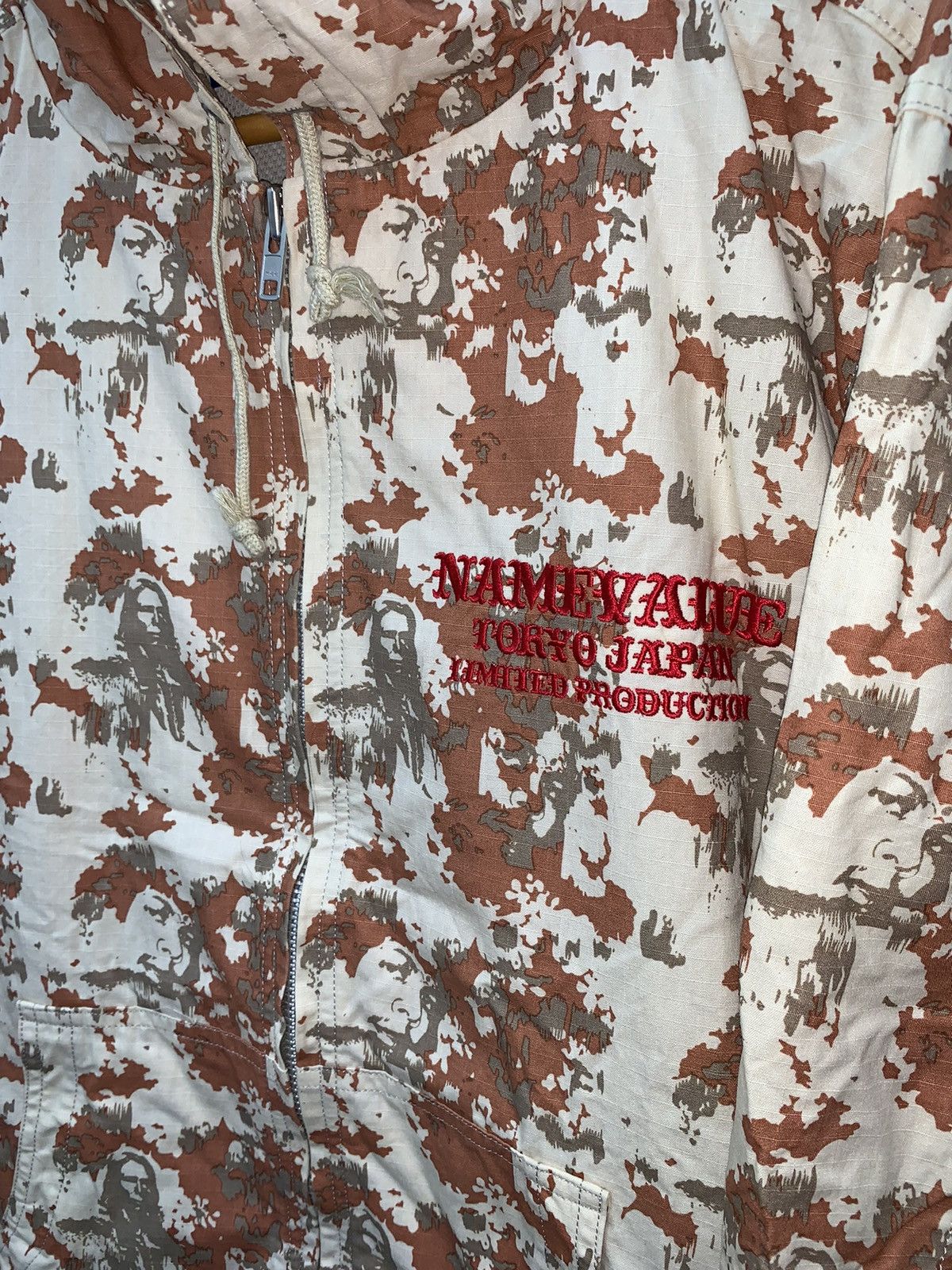 Japanese Brand MadeinJapan NameValve Toshiyuki Camo zip up hoodie jackey Size US XL / EU 56 / 4 - 3 Thumbnail