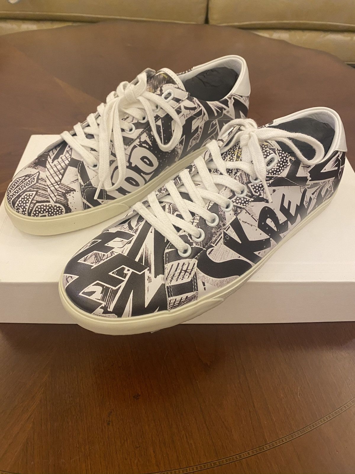 Celine × Hedi Slimane Rare-Celine artist collaboration low-top sneaker Size US 8 / EU 41 - 2 Thumbnail