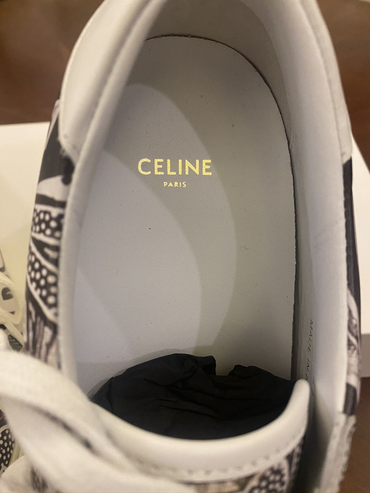 Celine × Hedi Slimane Rare-Celine artist collaboration low-top sneaker Size US 8 / EU 41 - 5 Thumbnail