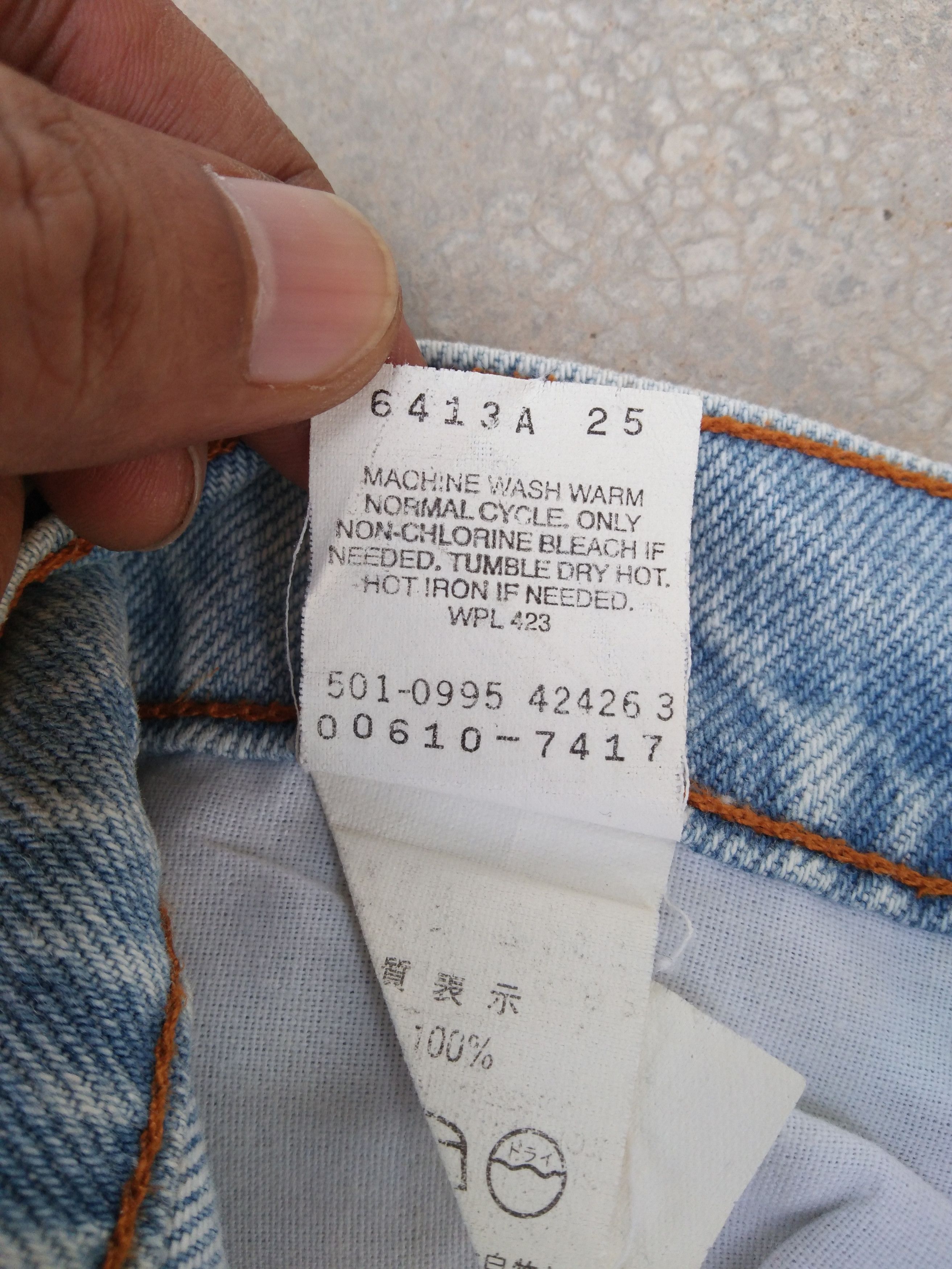 Levi's 90s Vintage Levi's Jeans 610 Made In USA Light Wash 27x30 Size US 27 - 6 Thumbnail