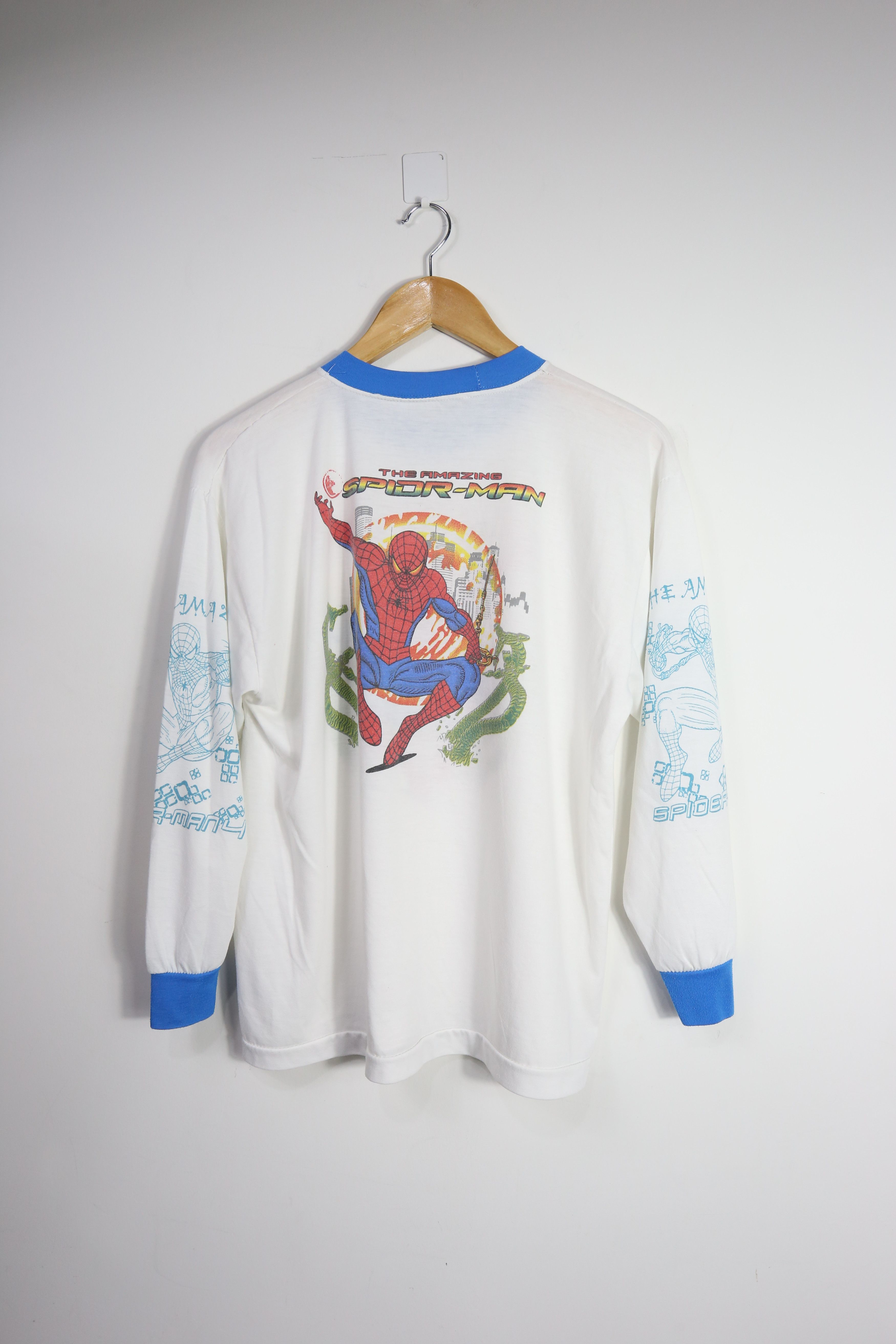 Marvel Comics × Vintage Vintage 90s The Amazing Spider Man Marvel Comics Kids tees Size US M / EU 48-50 / 2 - 5 Thumbnail