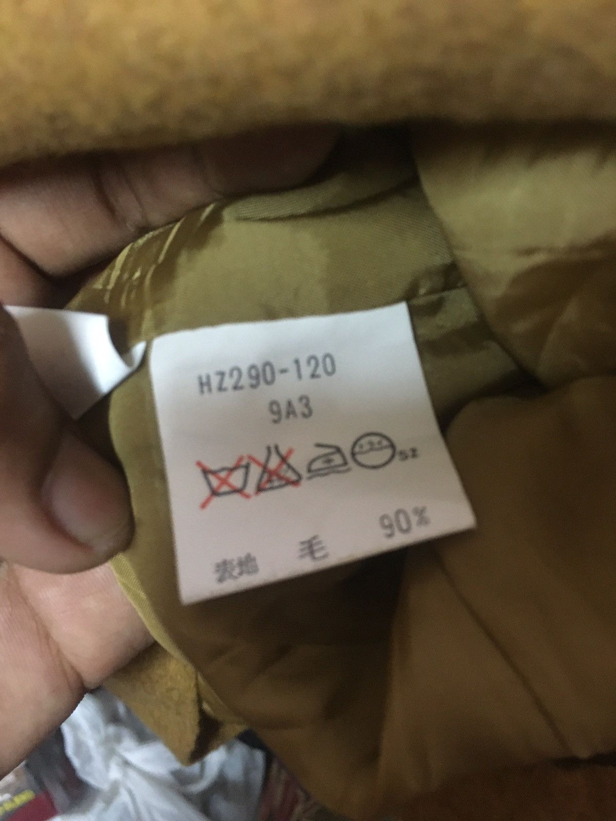 Yves Saint Laurent VINTAGE WOOL YSL BUTTON UP Size 38S - 8 Thumbnail