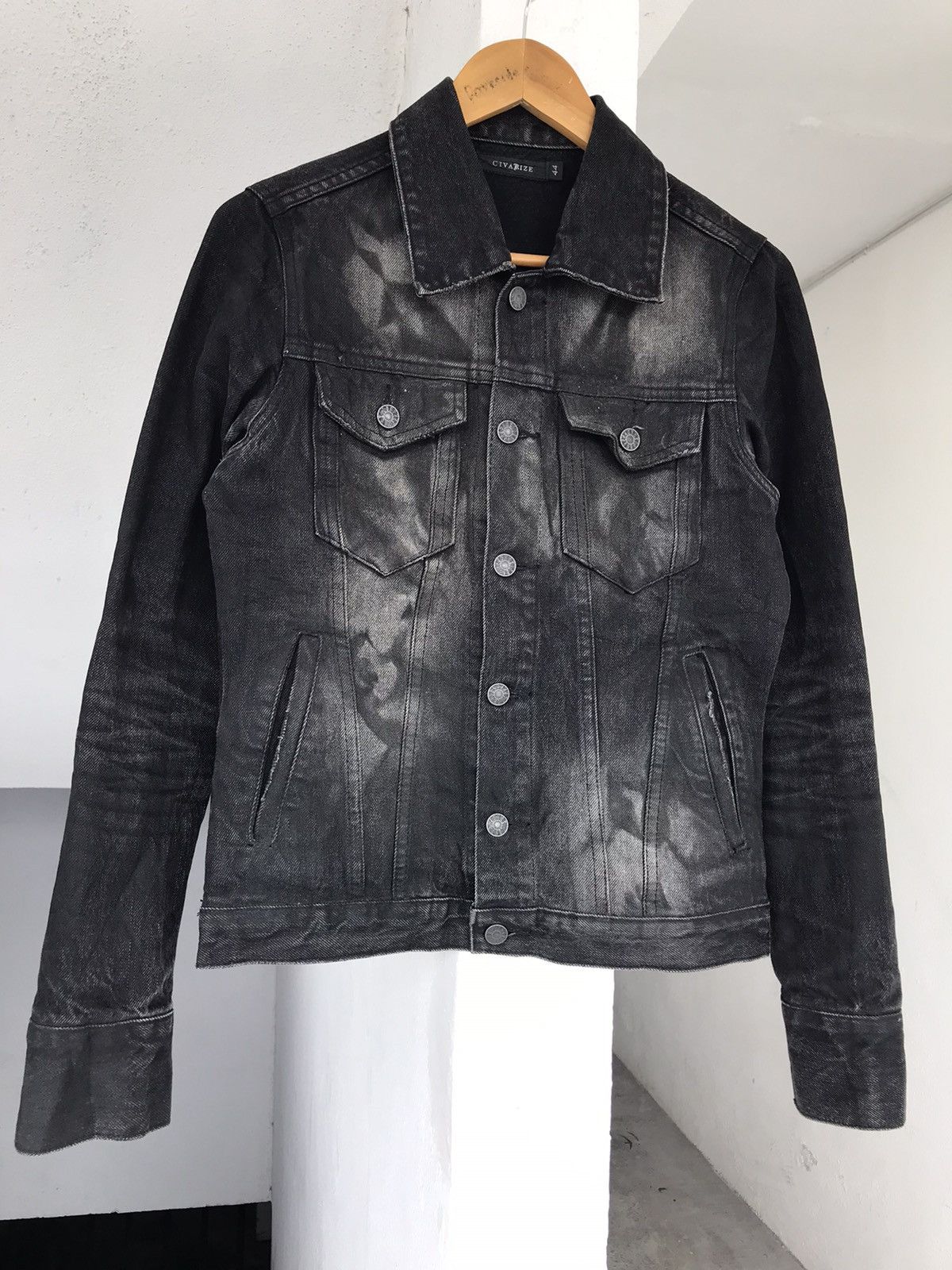 CIVARIZE CIVARIZE DENIM FADED WASH JACKET Size US S / EU 44-46 / 1 - 2 Thumbnail